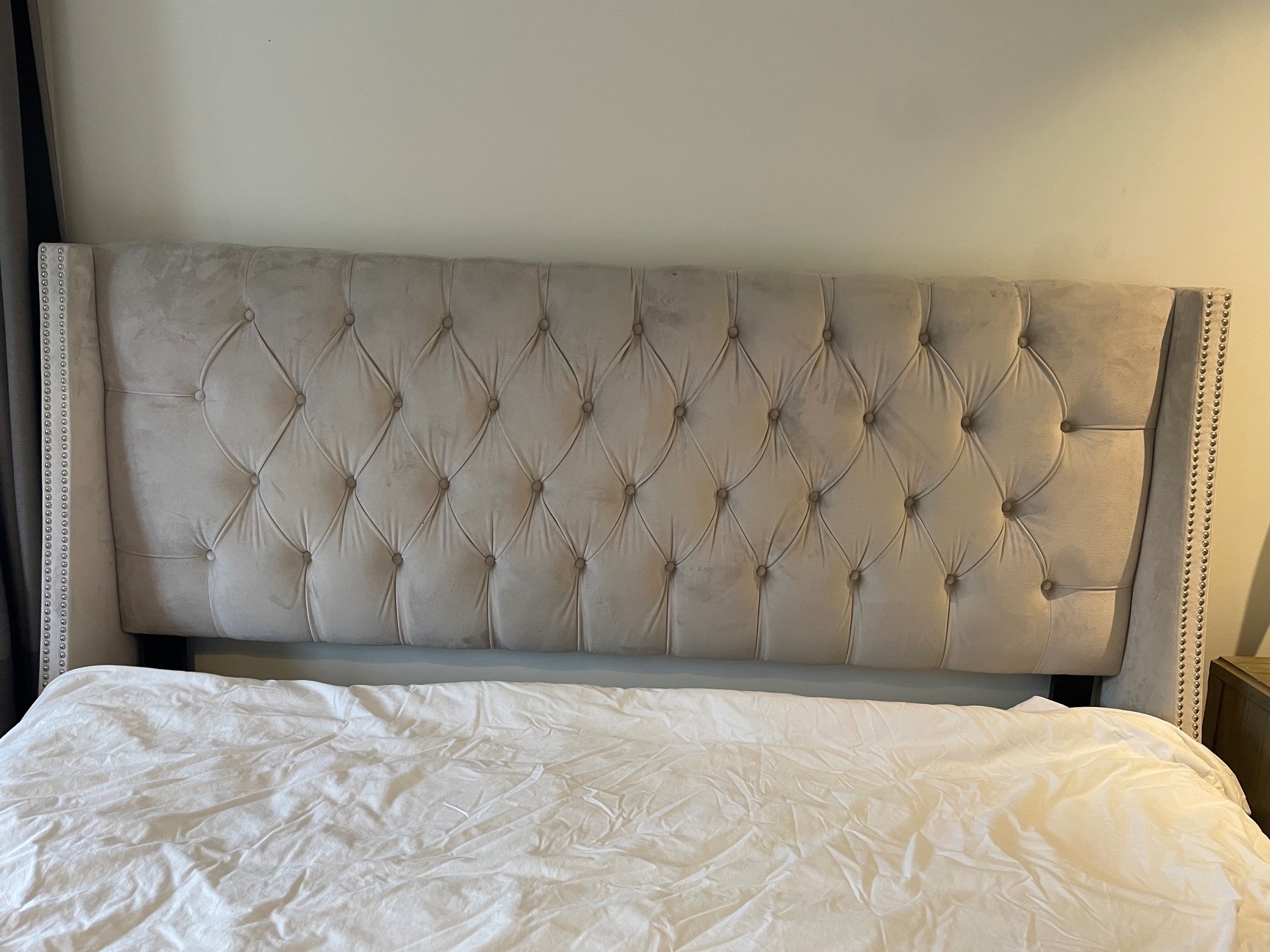 King Size Upholstered Bed – Including Mattress - photo 3