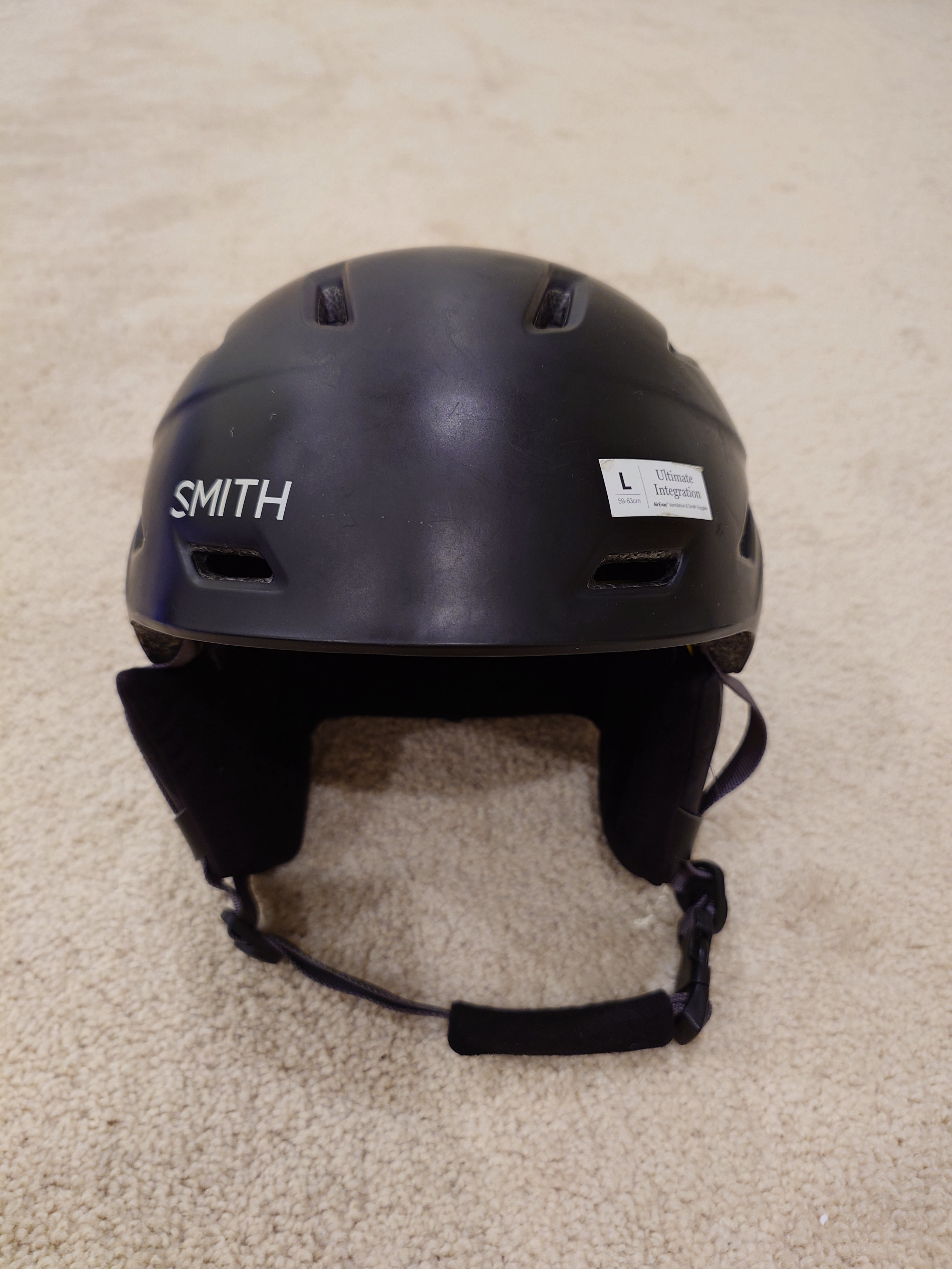 Ski Helmet Smith Mission Black Men's L (59-63cm)