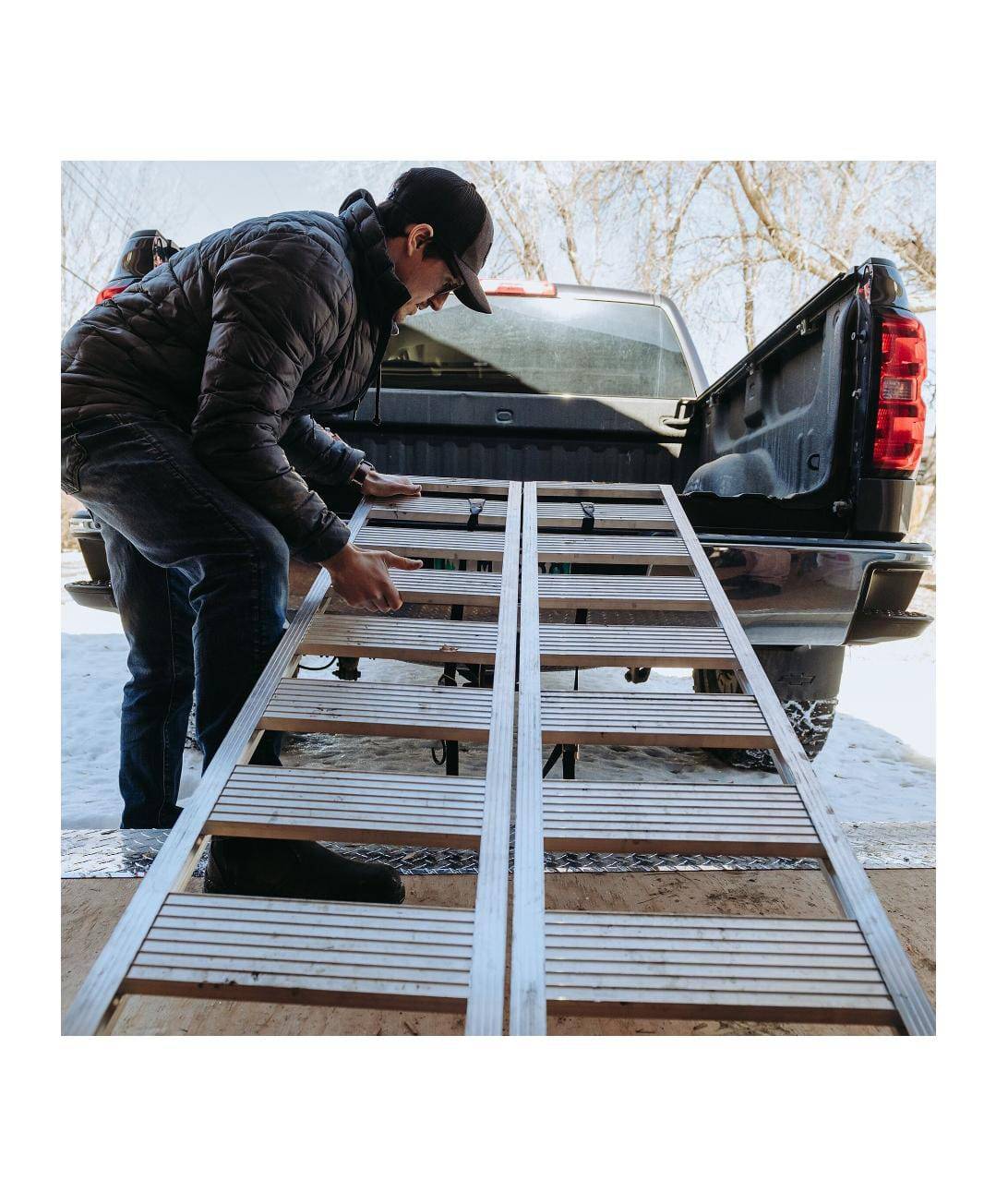Aluminum Loading Ramp Set 1250 lb 77x13 - photo 5