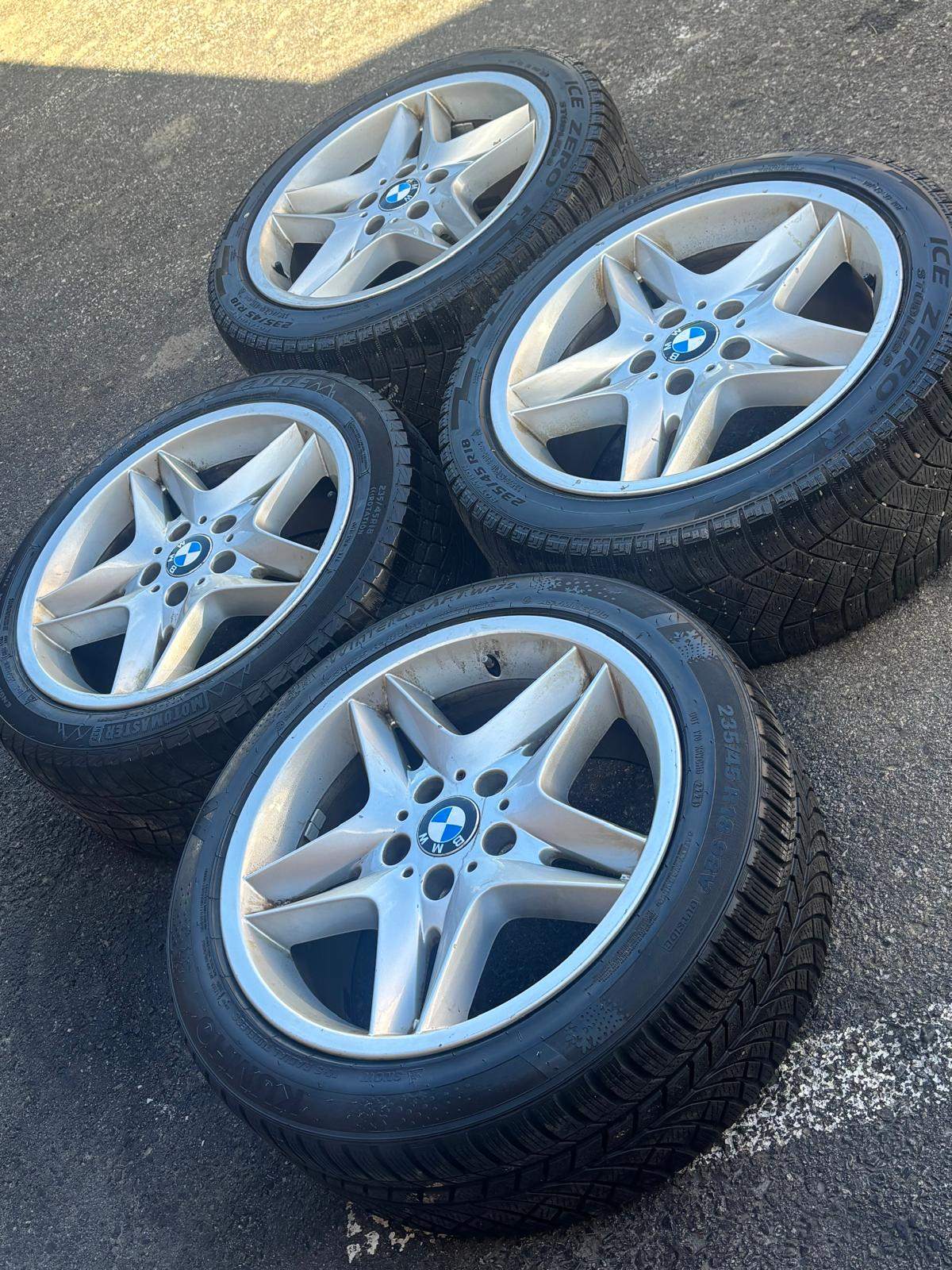 OEM 18"BMW(5x120)+235/45/R18 snows–4/3 Series/X1/Countryman - photo 4