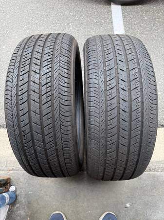 PAIR of 225/50/18 95V M+S Bridgestone Turanza EL450 RFT w 60/90%