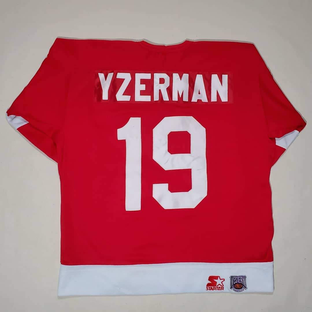 Vintage Detroit Red Wings Steve Yzerman Youth Starter Jersey - photo 2