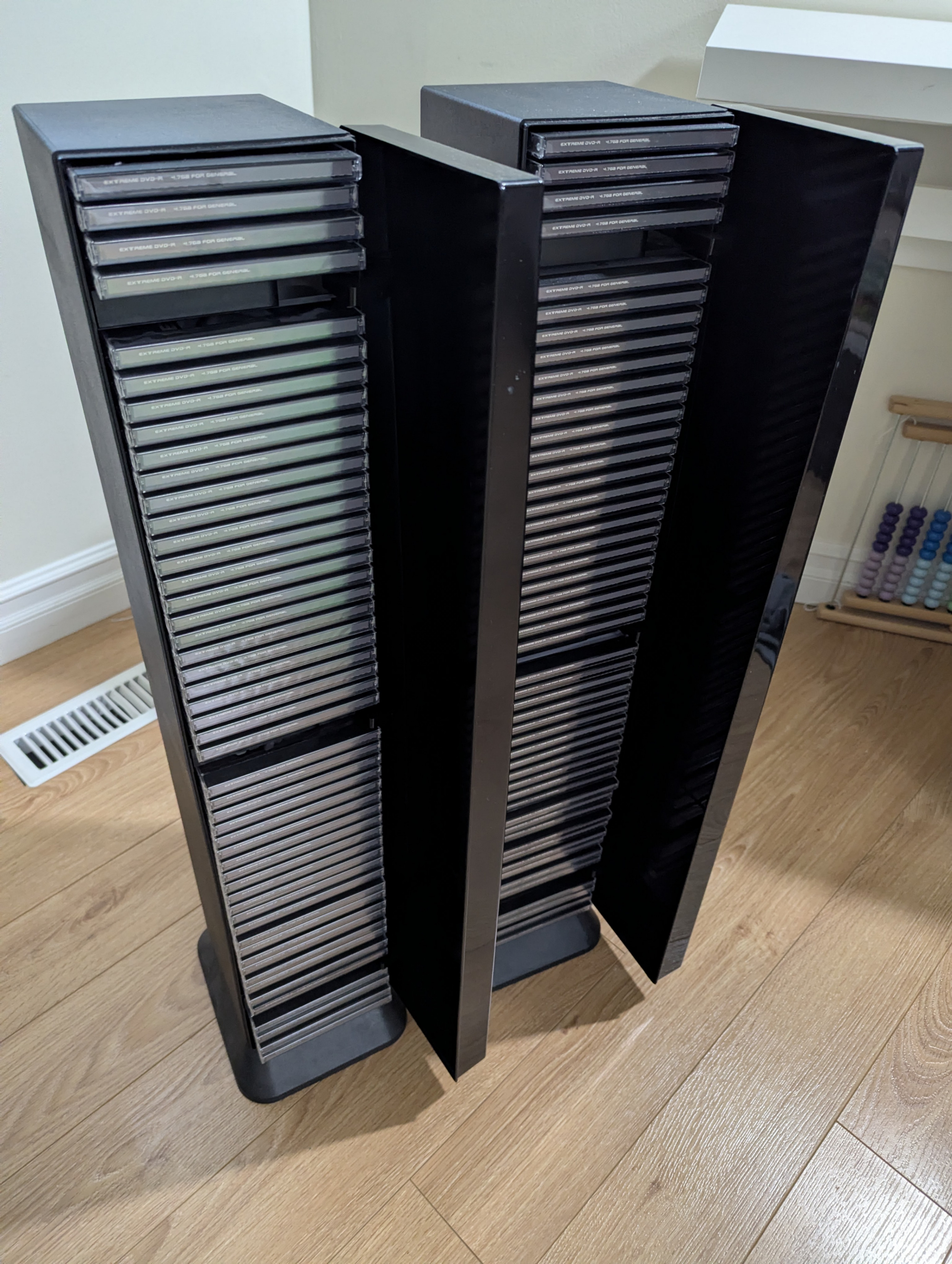 Two CD Storage Holder Tower - photo 2