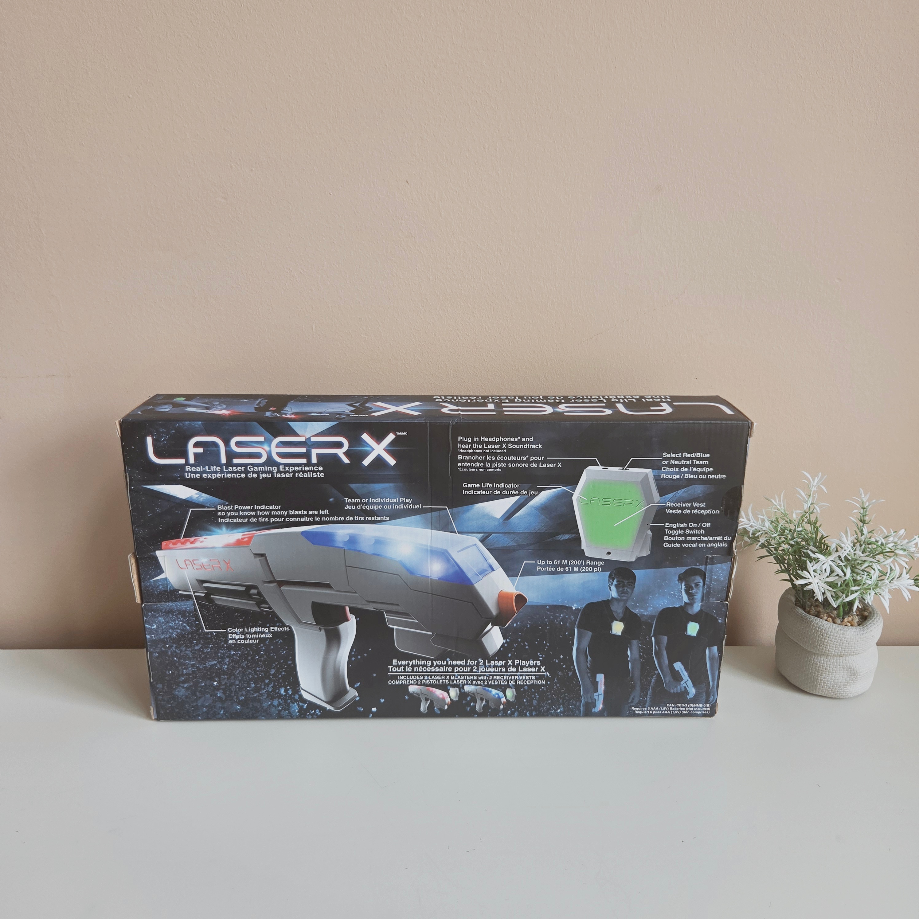 LaserX 2-Player Laser Tag Game - Pre-Loved! ✨ - photo 2