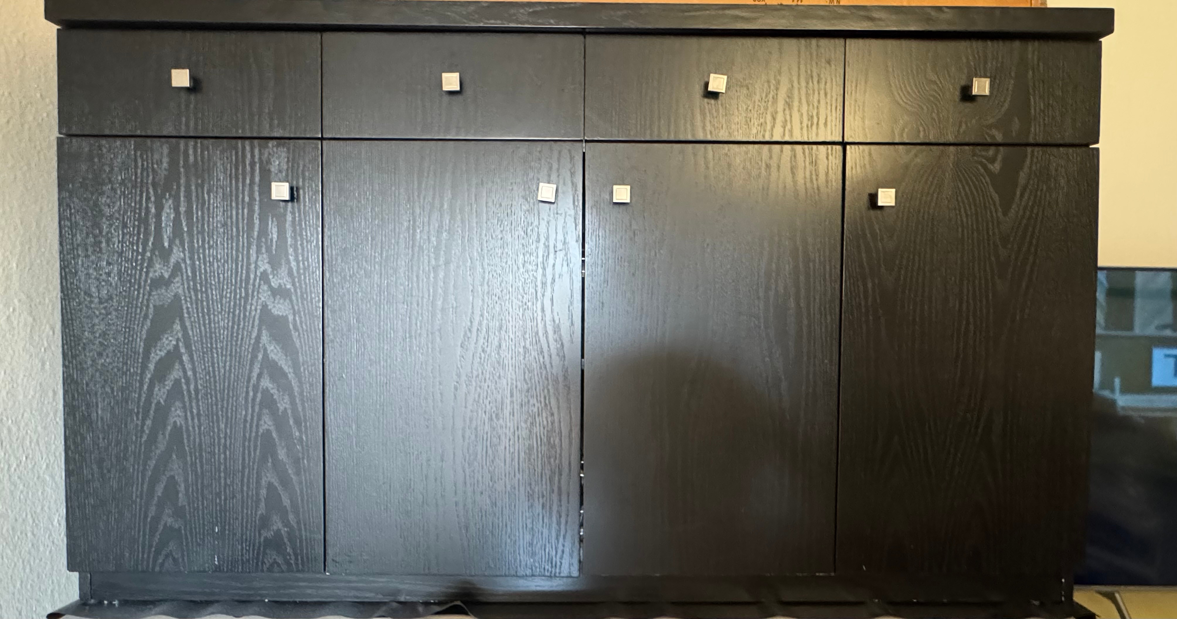 Dinning Buffet Oak Wood Black Finish by Gothic Cabinet Craft - photo 2