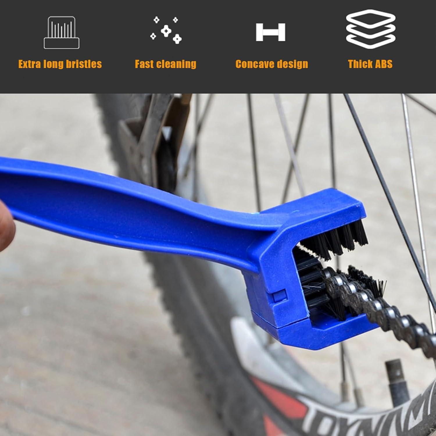 Dickno 2PCS Motorcycle & Bicycle Chain Cleaning Brushes - photo 3