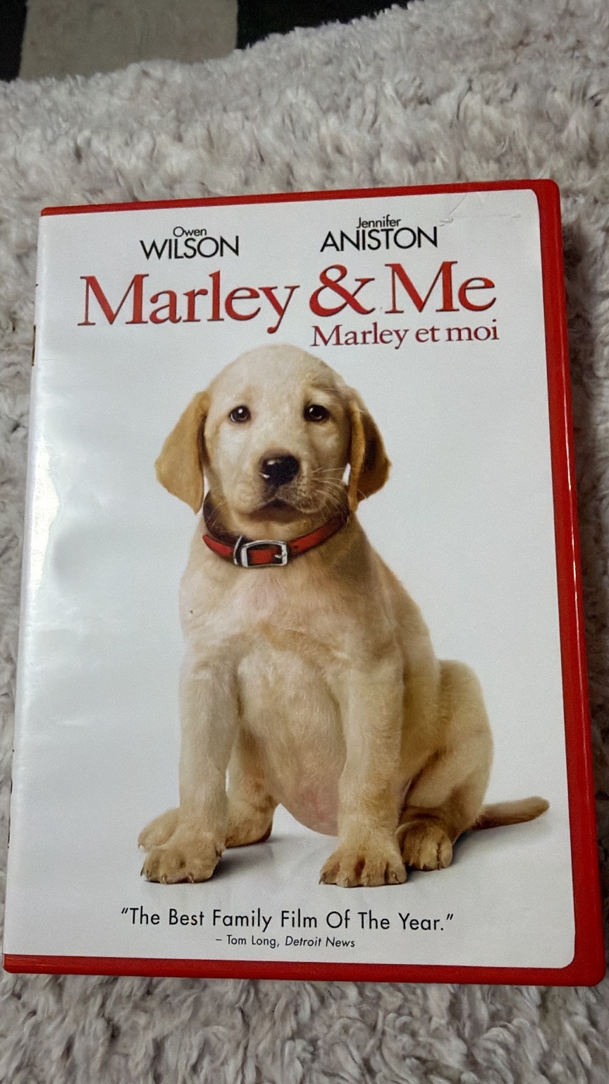 Marley & Me DVD – Jennifer Aniston & Owen Wilson