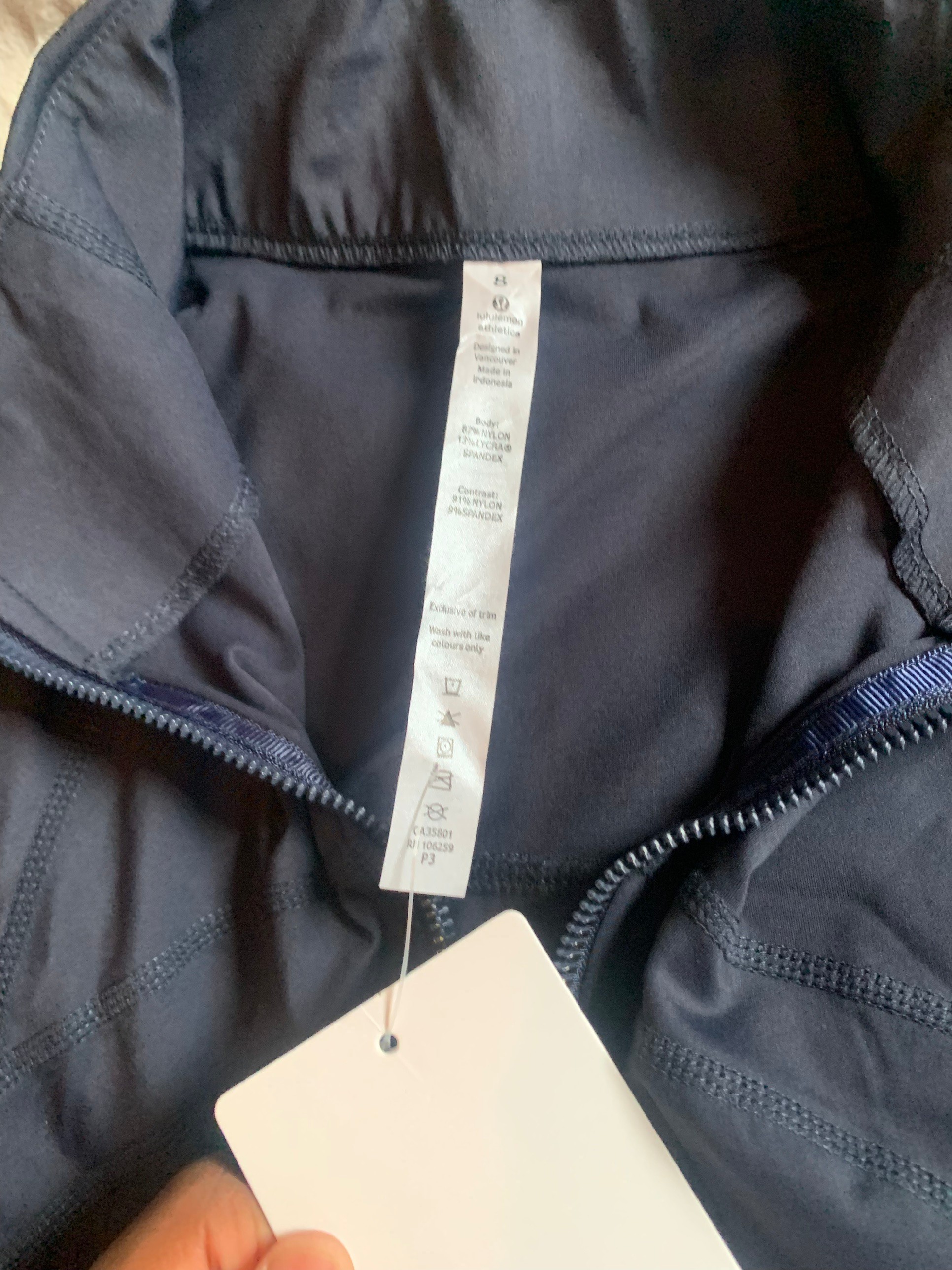lululemon Define Jacket Nulu Size 8 Navy — NWT, Sealed - photo 5