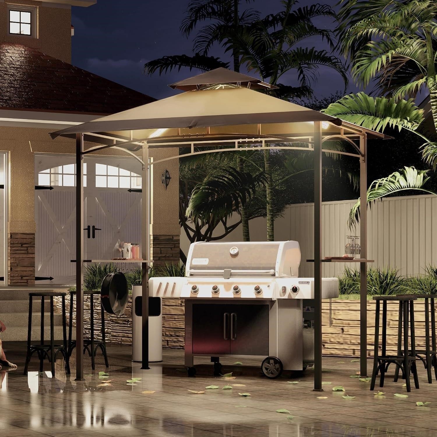 New Outdoor BBQ Grill Gazebo Canopy