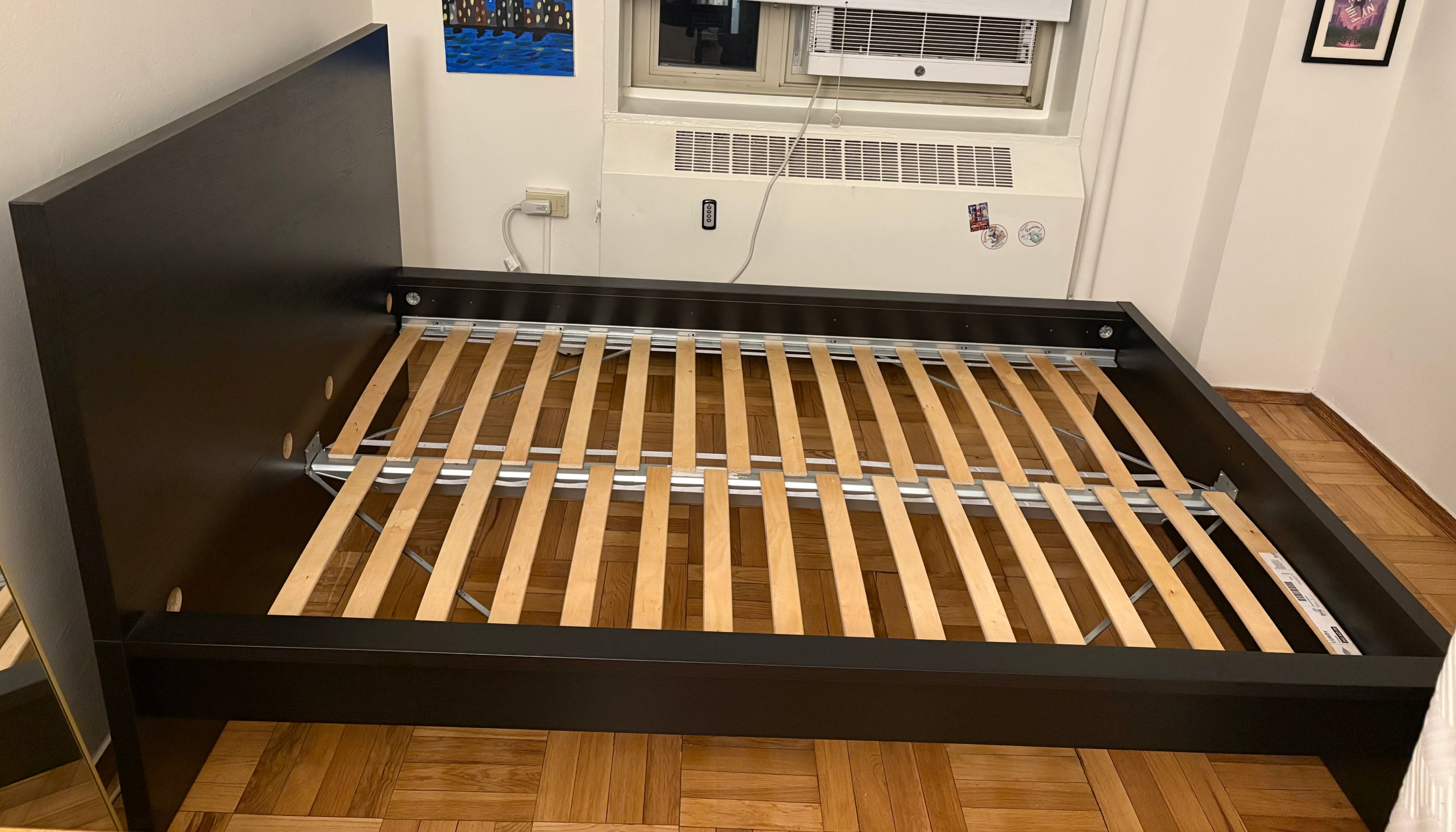 IKEA Malm Bedframe - Full Size, Black/Brown