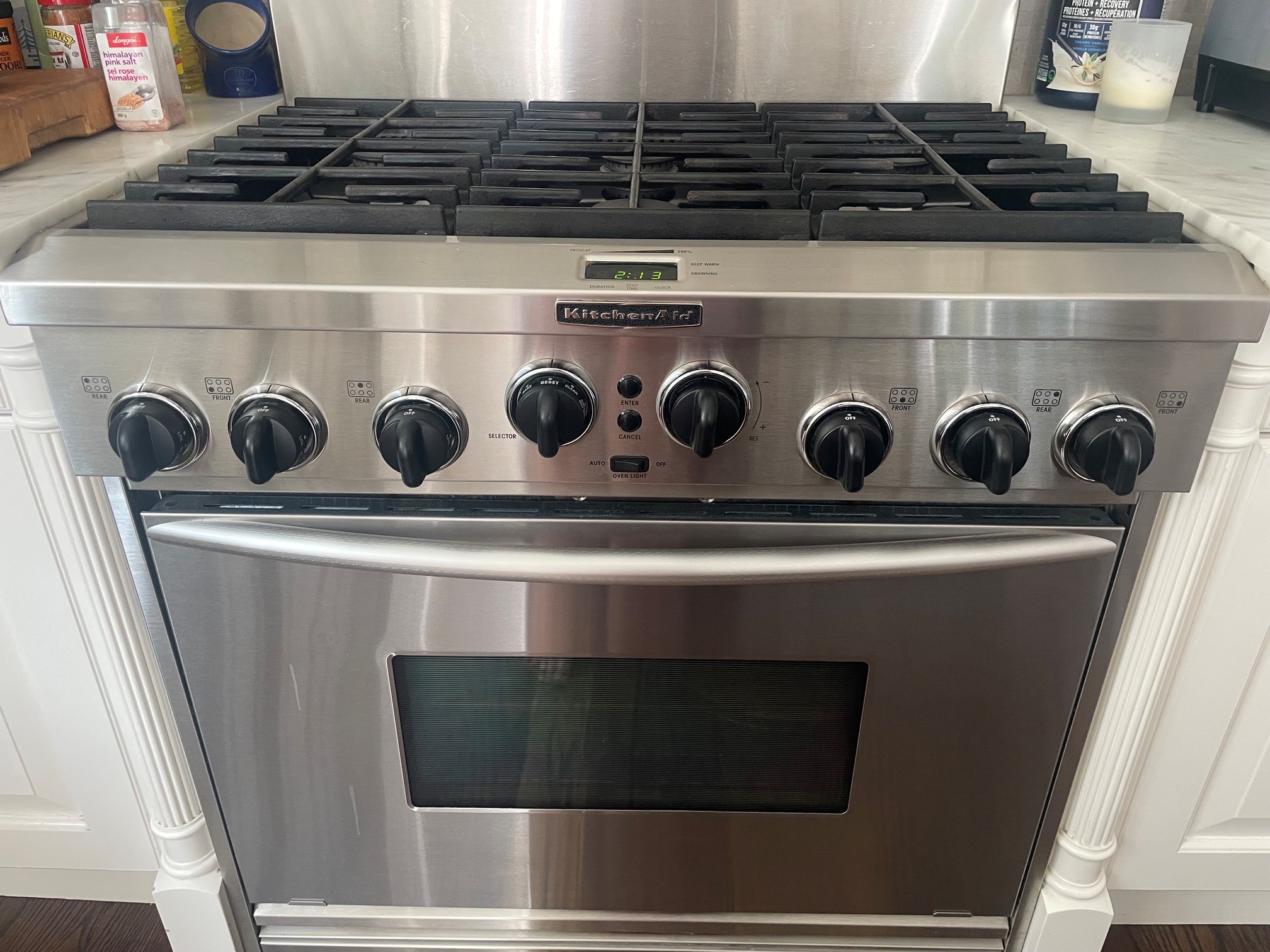 Stove - KitchenAid 36" Professional Dual-Fuel Range - photo 2