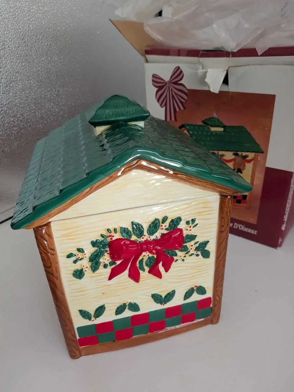Christmas Bird House Cookie Jar - photo 5