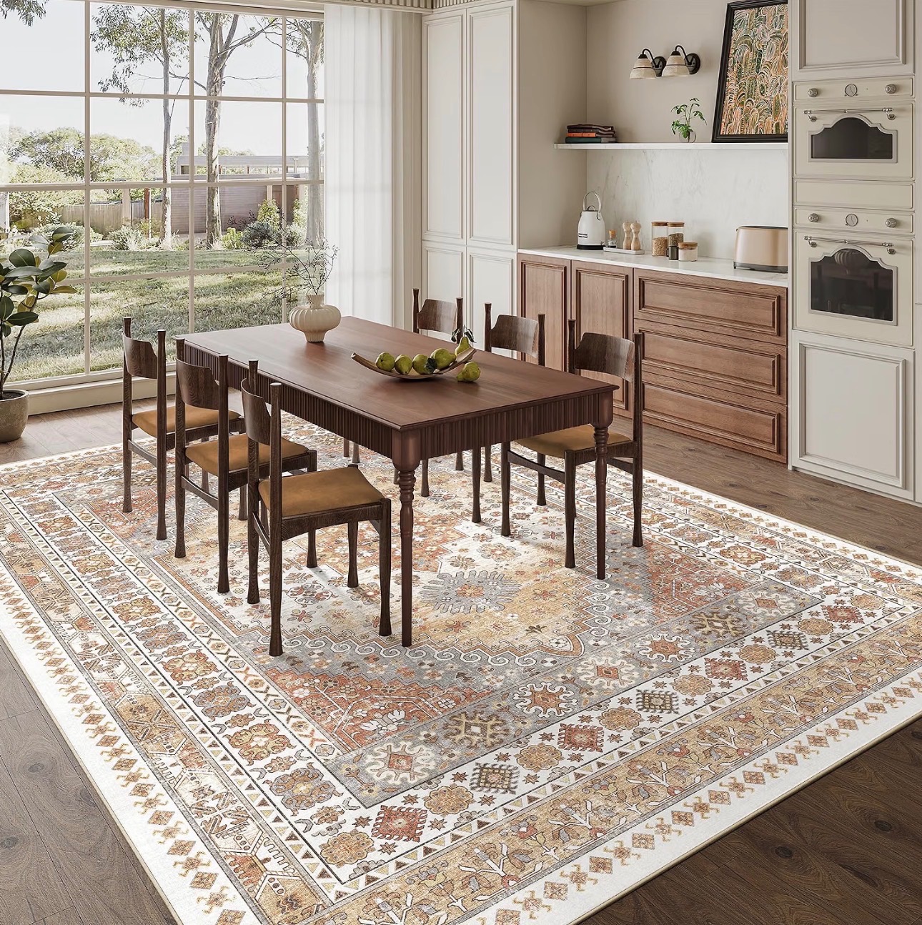 zesthome 9x12 Area Rug Large Washable Low Pile Stain Resistant - photo 5
