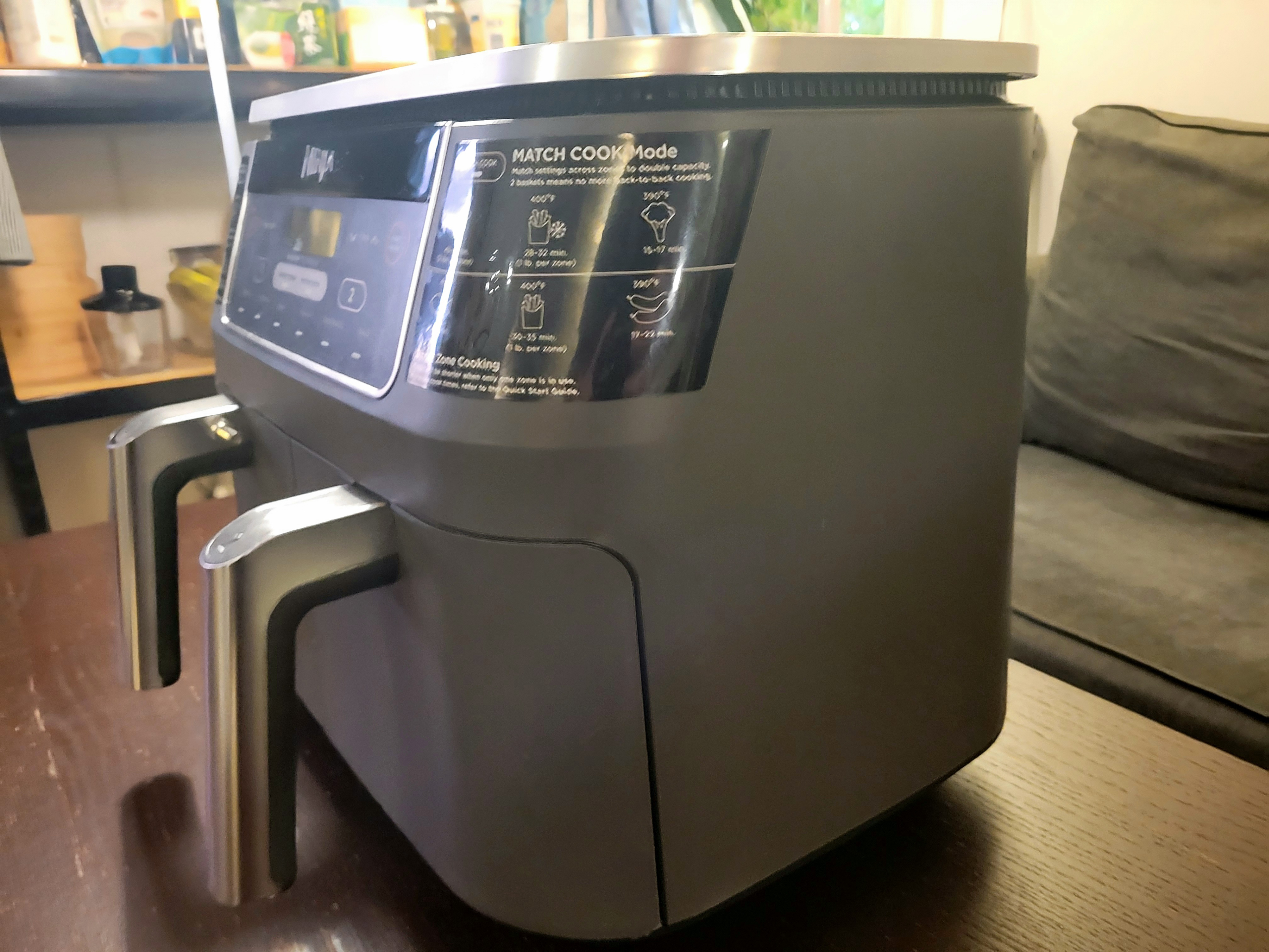 Ninja Foodi 8-Qt 2-Basket DualZone Air Fryer (Model DZ201) - photo 3