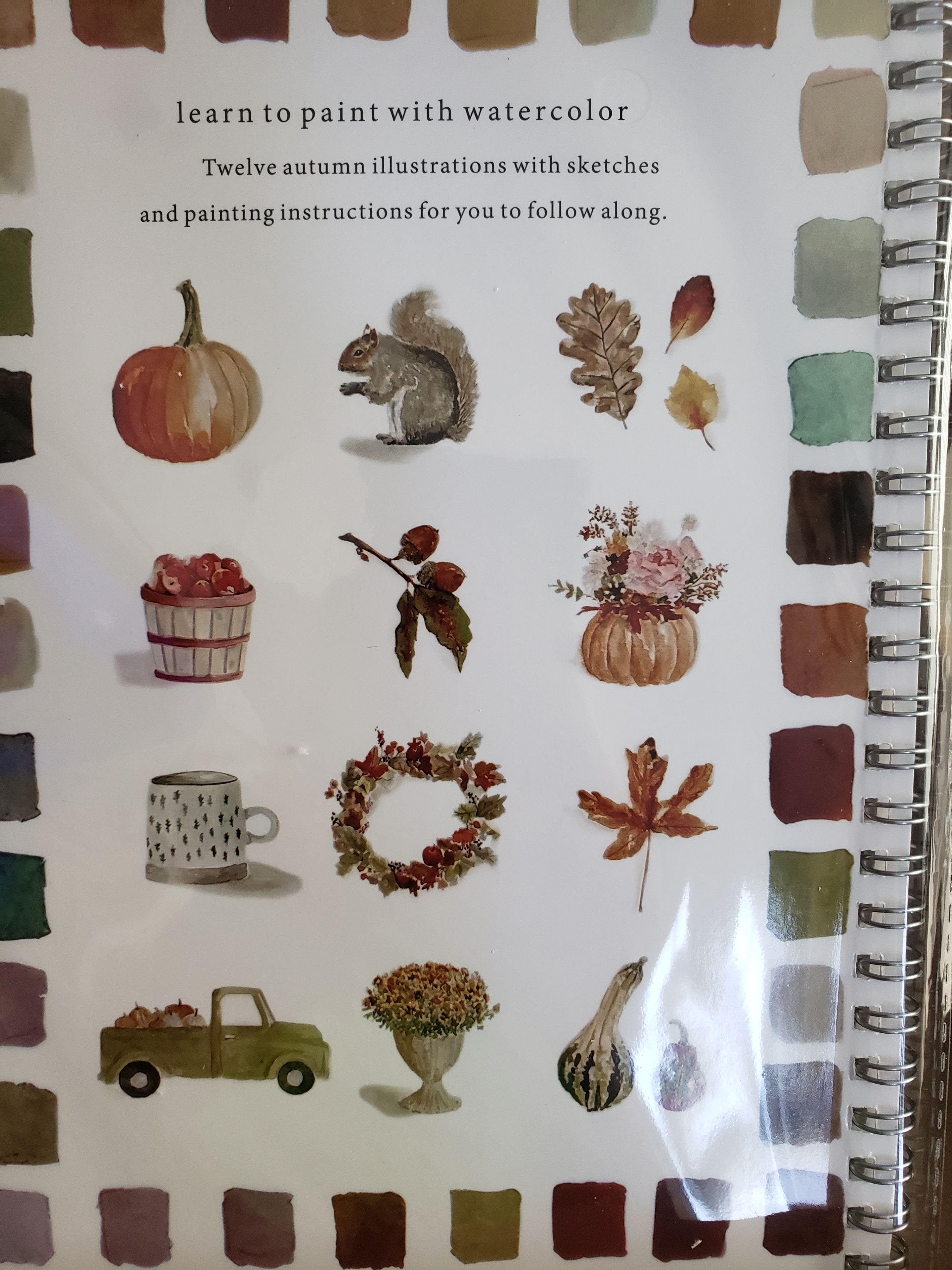 Autumn Watercolour workbook kit - photo 3