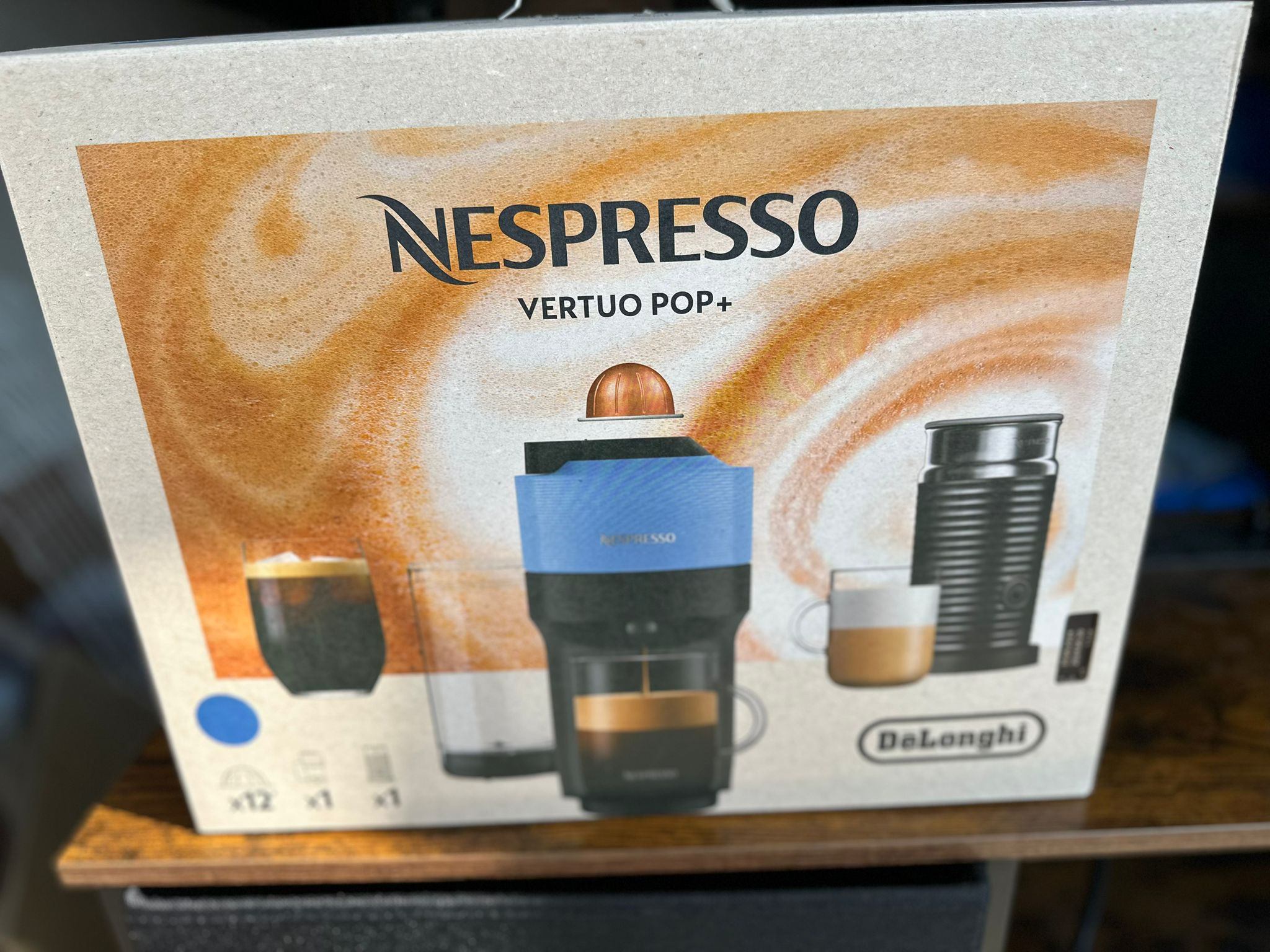 Nespresso Vertuo Pop+ with Aeroccino Milk Frother  🥛💙📦