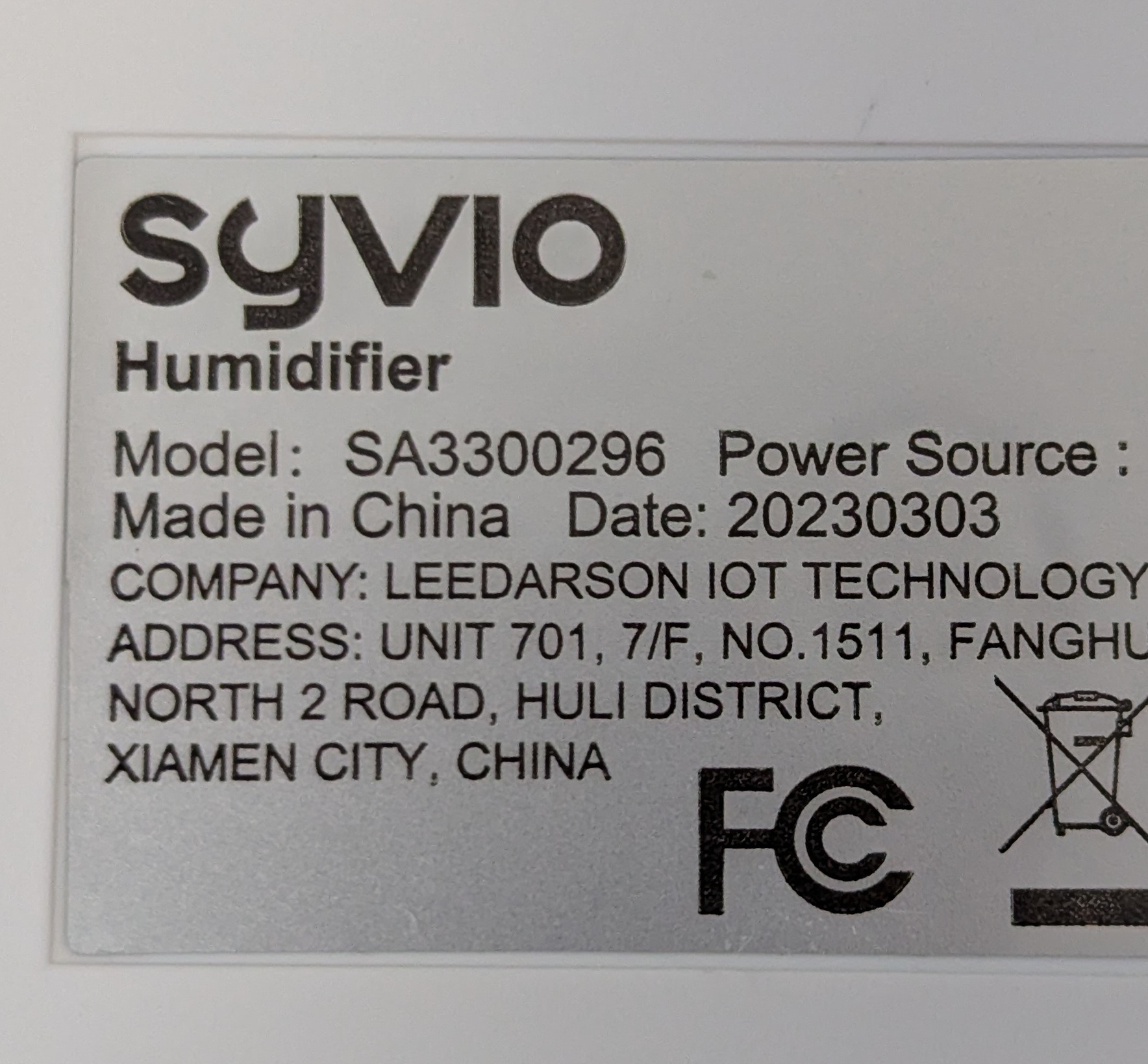 Cool Mist Air Humidifiers For Bedroom Large Room, Syvio 2.8L Sma - photo 3