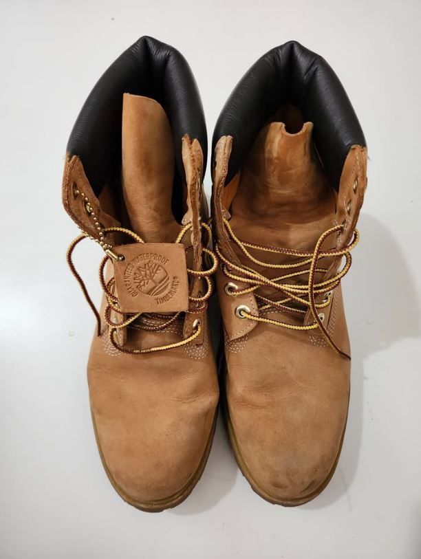 Shoes Timberland Waterproof Boot Size 9W Genuine Leather - photo 3