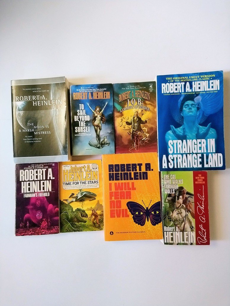 Robert A. Heinlein books!
