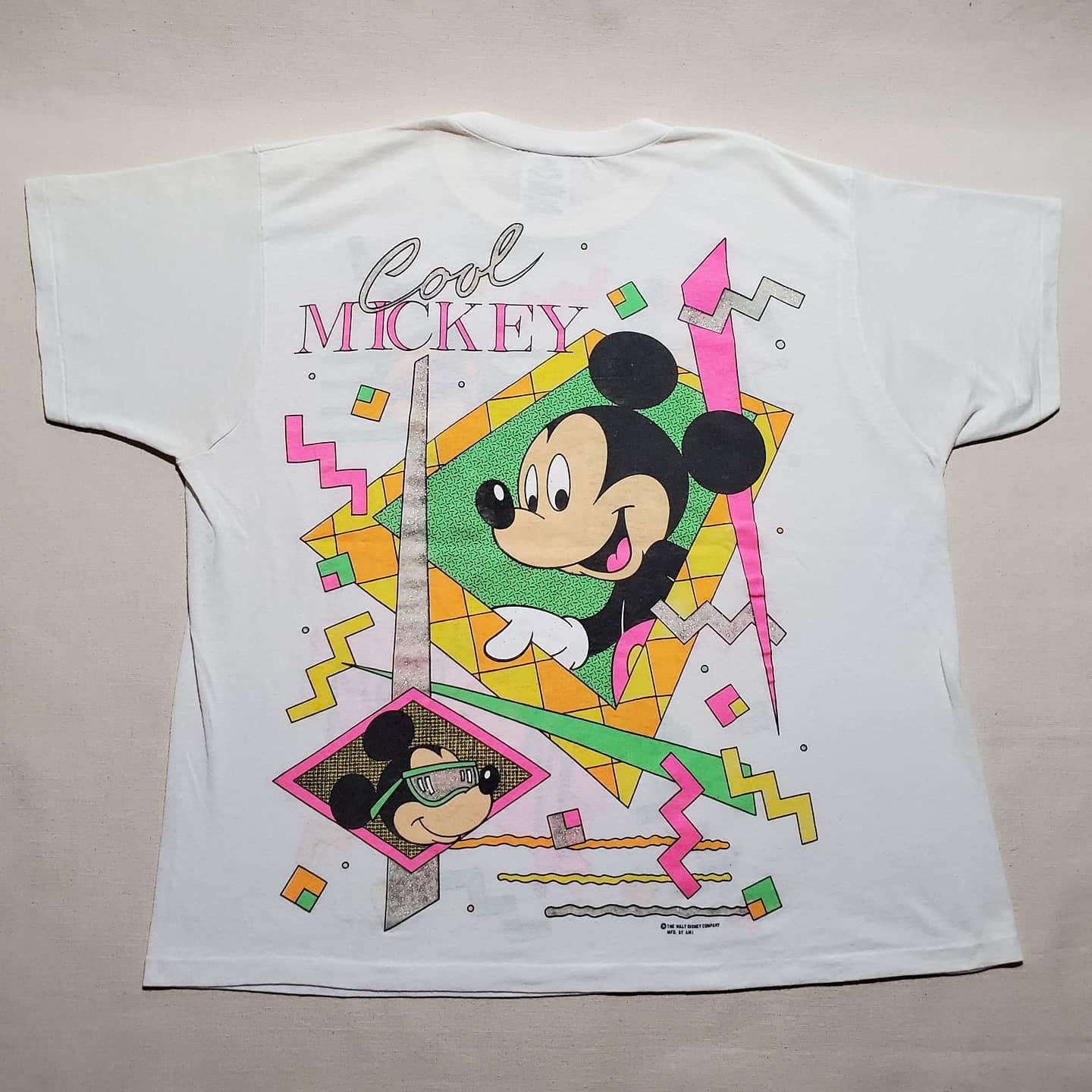 Vintage 80s Cool Mickey Double Sided T-Shirt - photo 2
