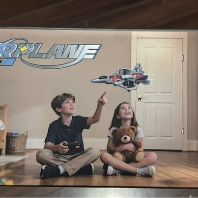 RC Airplane Toy - 2.4GHz Remote Control Fighter Jet