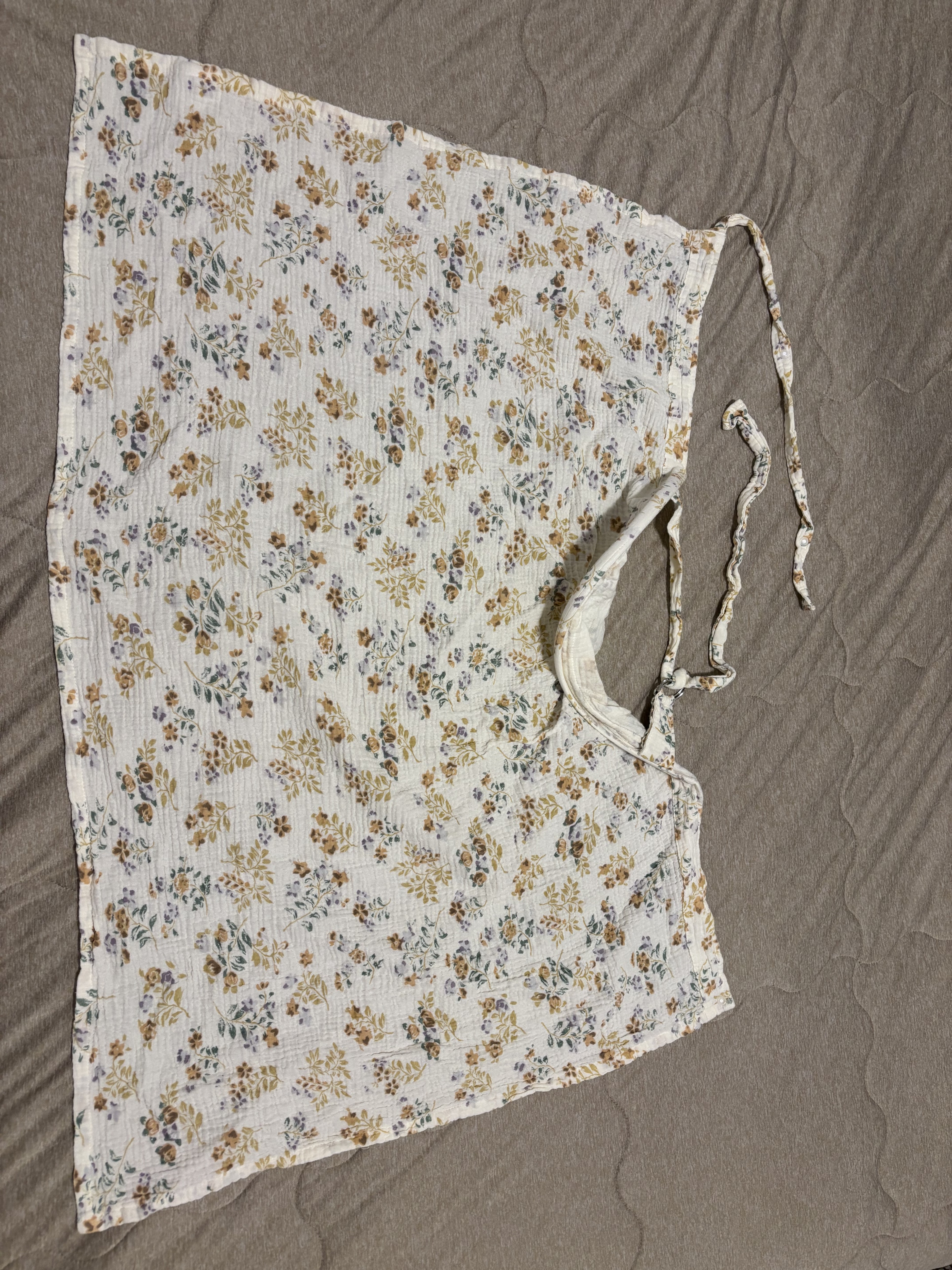 Floral Muslin Nursing Cover