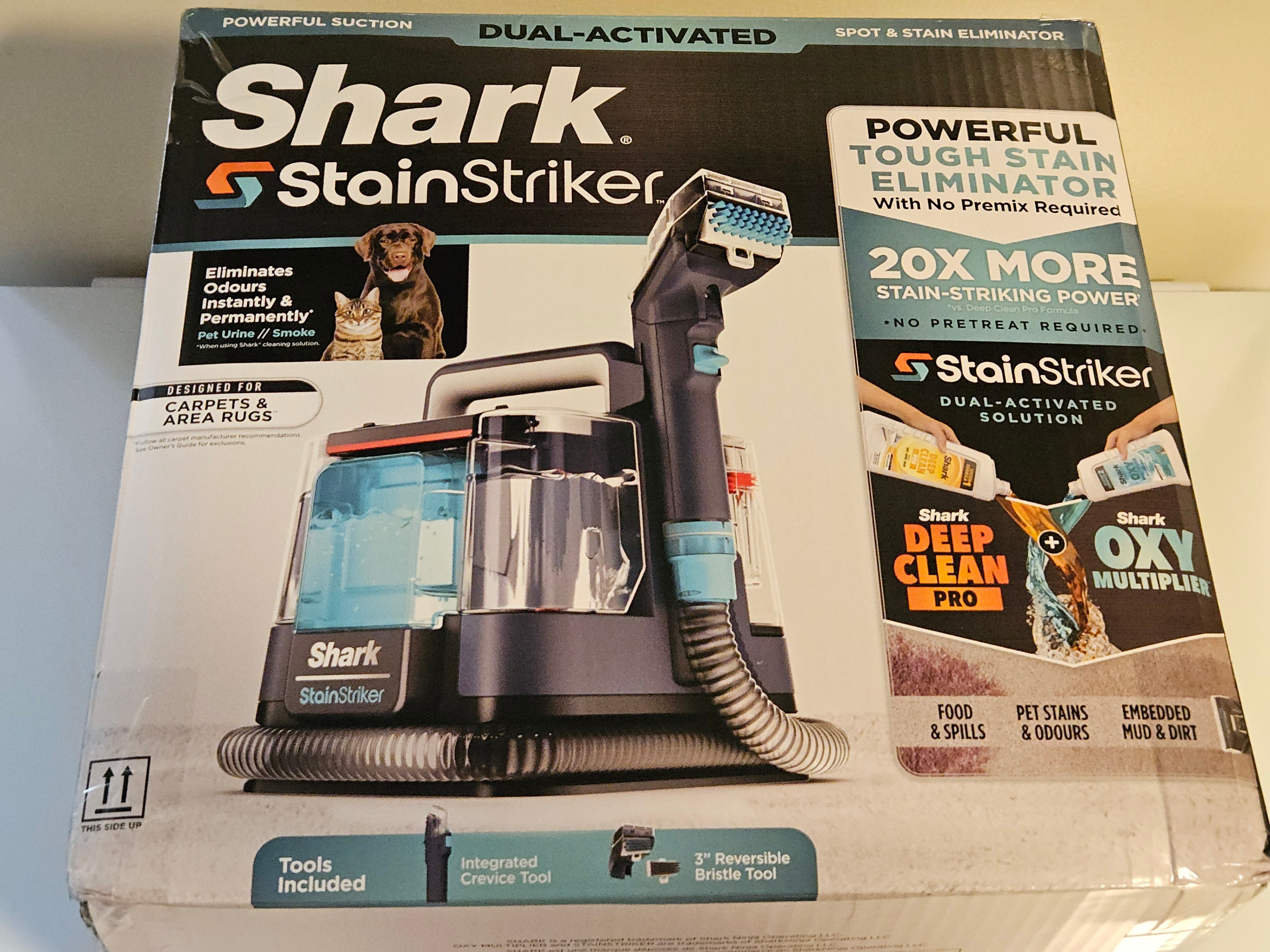 NEW IN BOX Shark StainStriker Carpet & Upholstery Cleaner PX200C