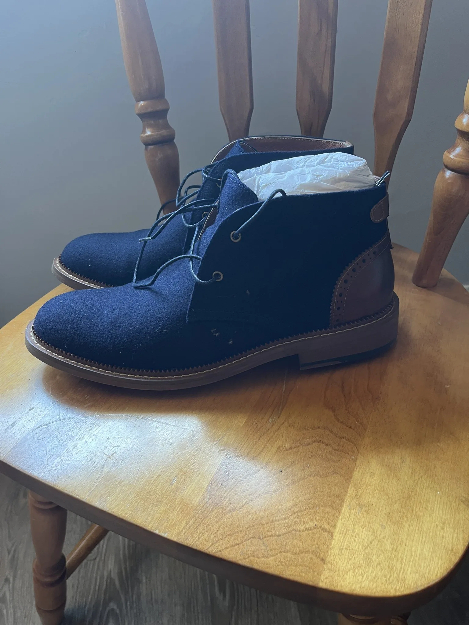 Vintage Foundry Navy Chukka Boots – US 9 / EU 42 - photo 2