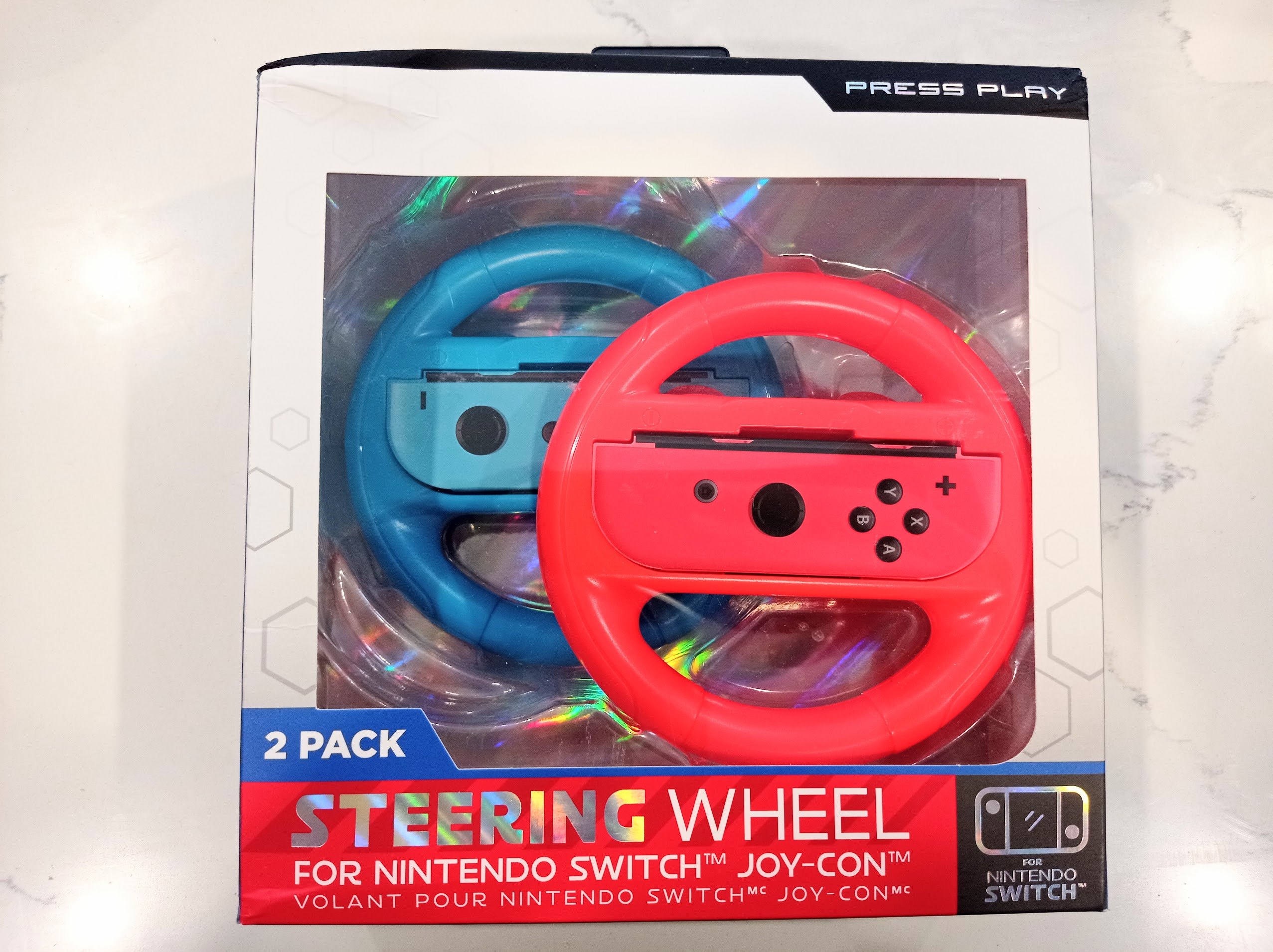 Brand New Steering Wheel for Nintendo Switch Joy-Con (2 Pack)