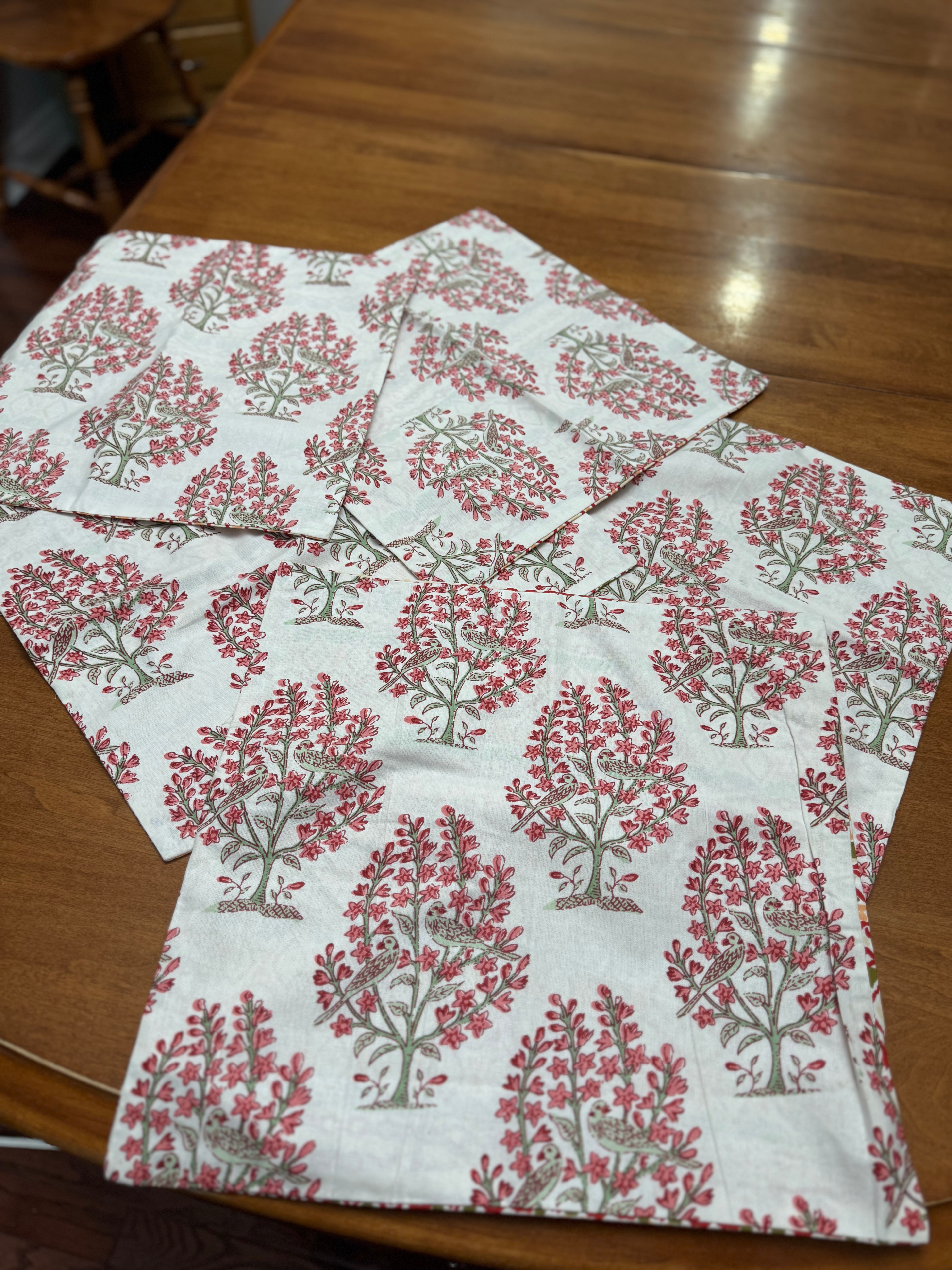 Set of 5 • New Cotton Reversible Cushion Covers • Steal Deal!