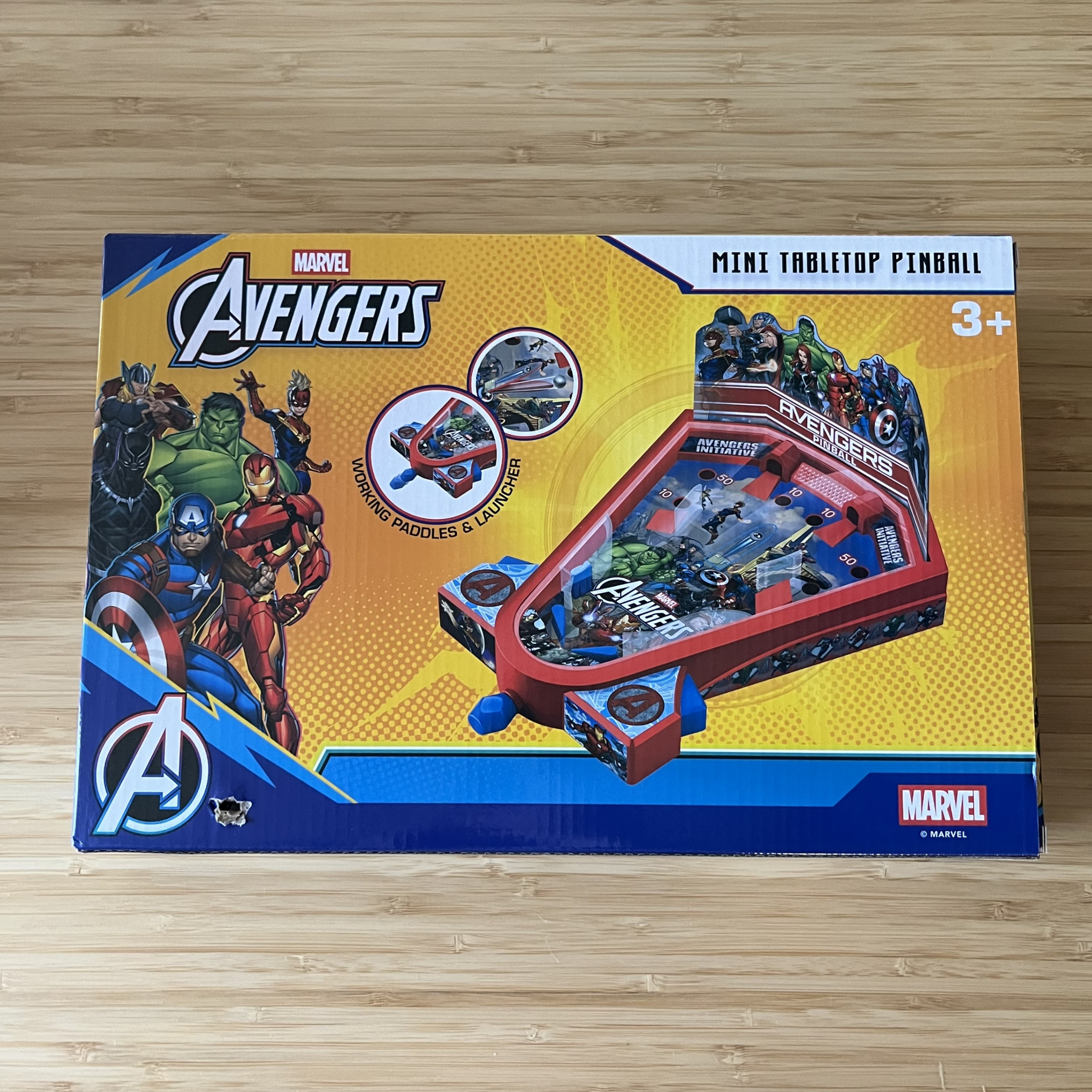 Avengers Mini Tabletop Pinball Game 🏈