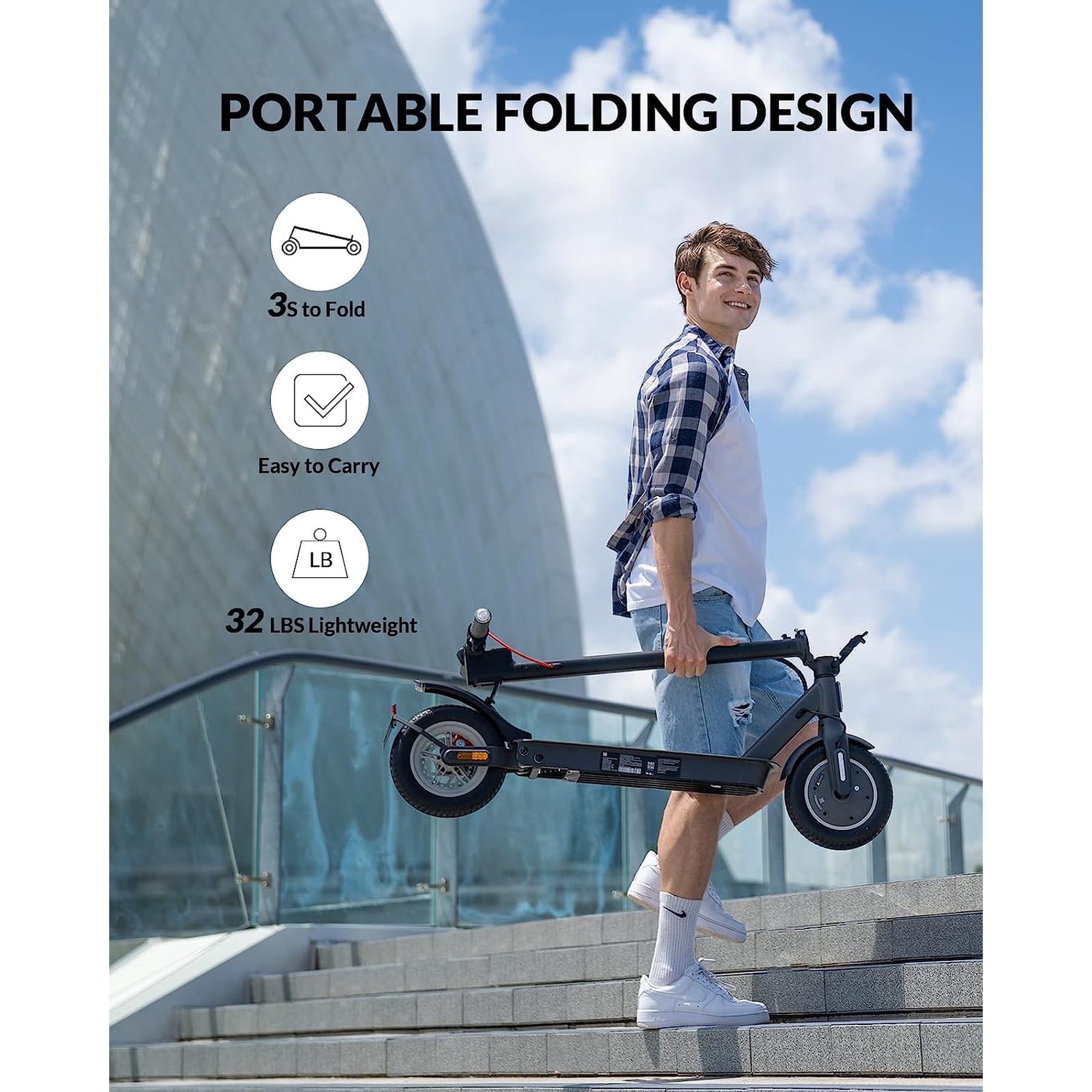 5TH WHEEL V30 PRO Electric Foldable Scooter  with Turn Signals - photo 2