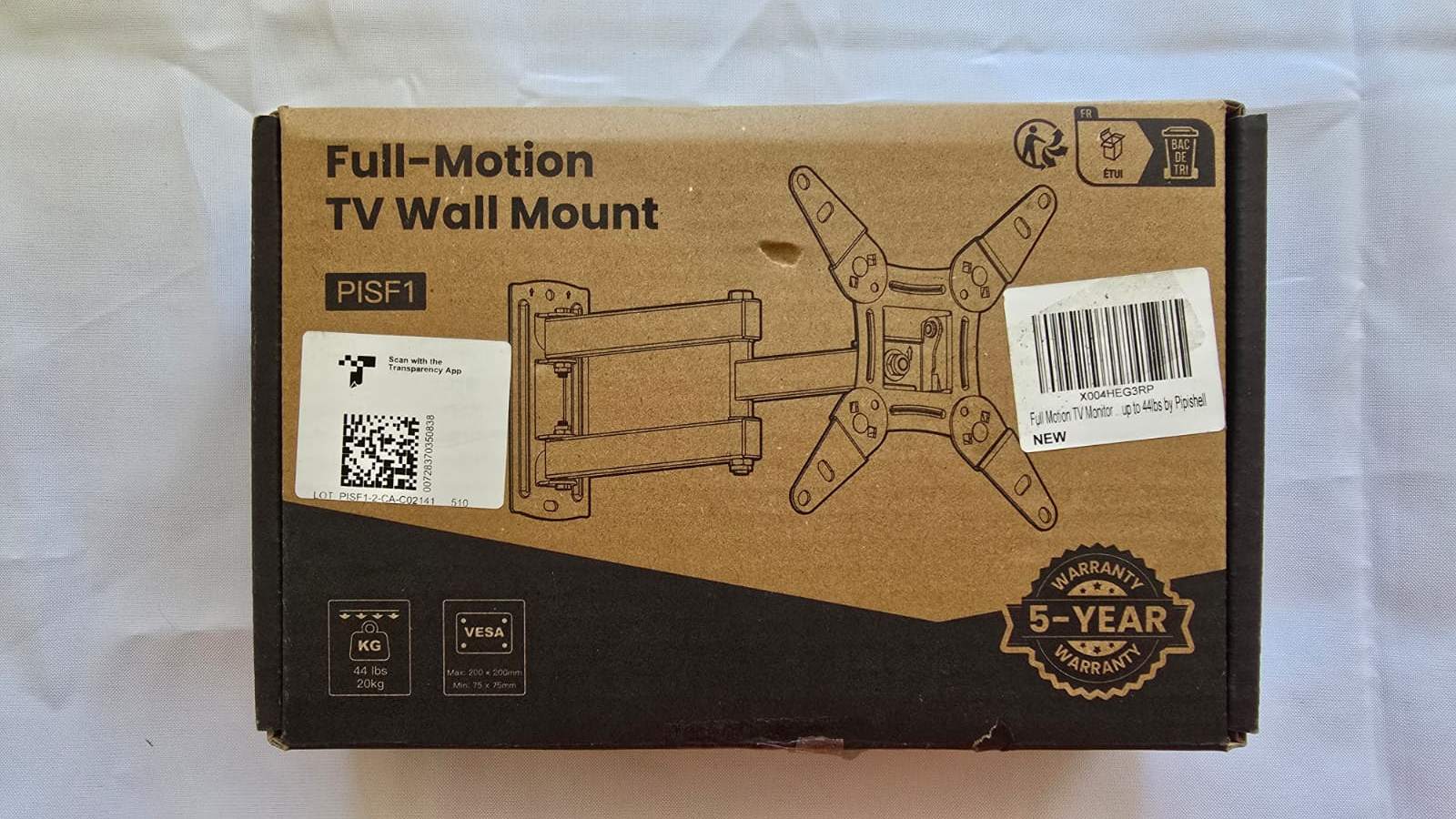 Full-Motion TV Wall Mount (13–43") - photo 5