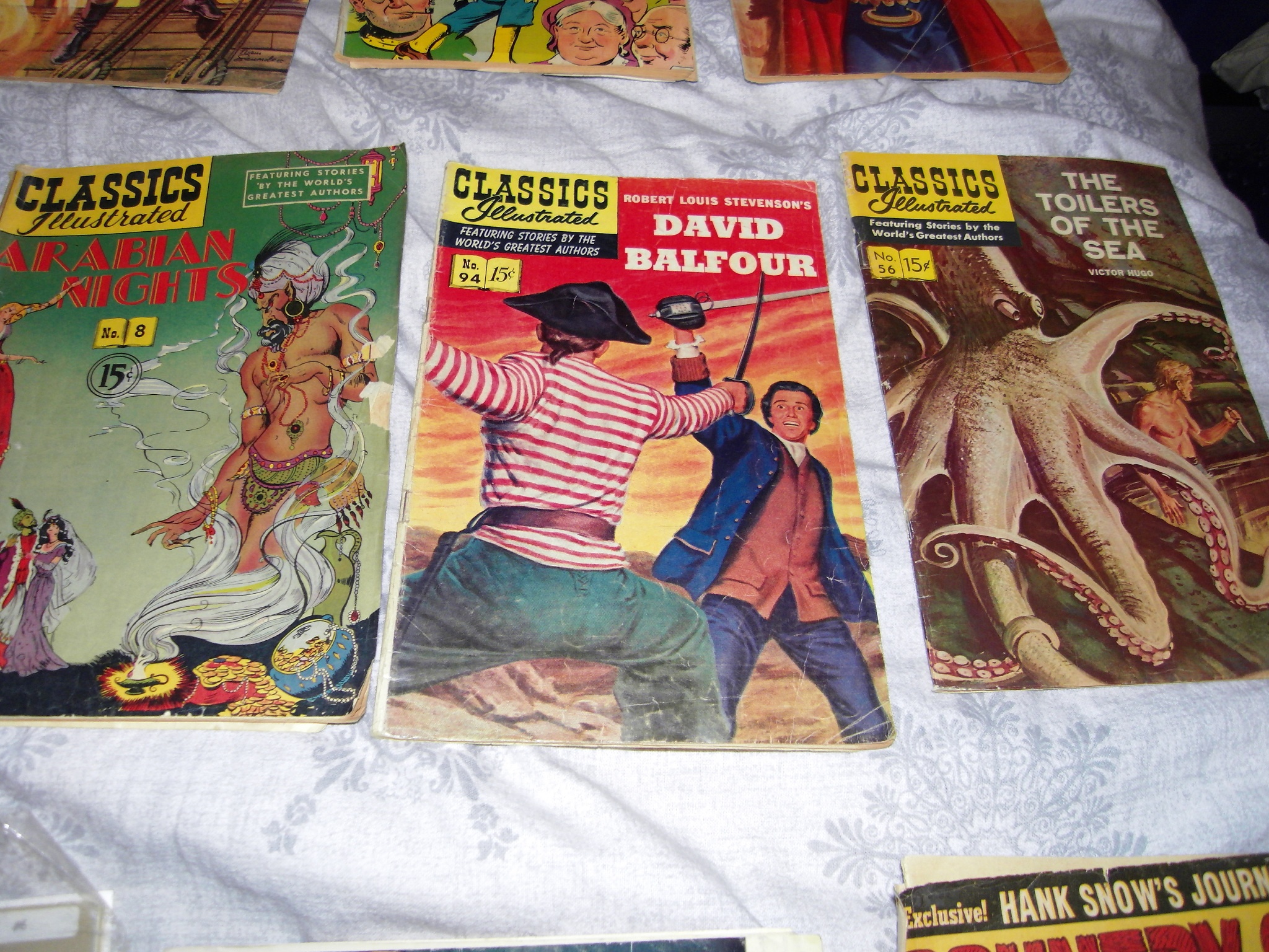 3 Vintage Classics Illustrated Comic Books