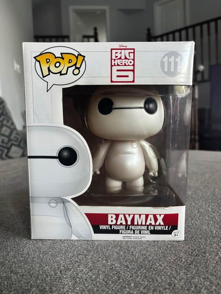 BNIB Funko Pop Big Hero 6 6” Baymax #111 Diamond Collection