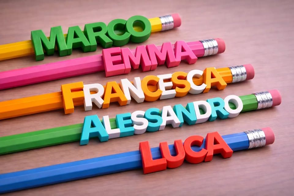 Customizable pencil slide-on name for kids, teens and adults
