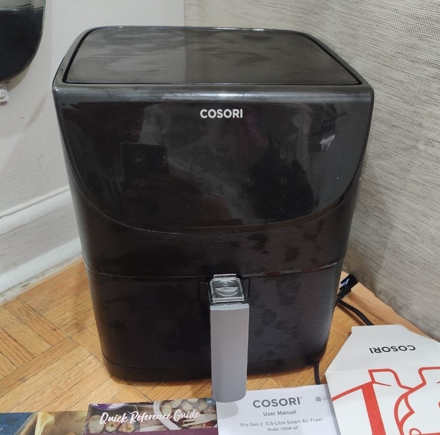 Like NEW COSORI Pro Gen 2 Air Fryer 5.8QT, XL Hot Oven, 1700W