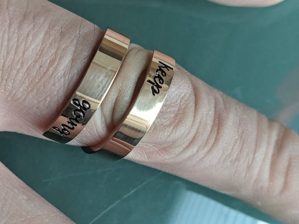 Stainless Steel Keep Going Engraved Inspirational Gifts - photo 3