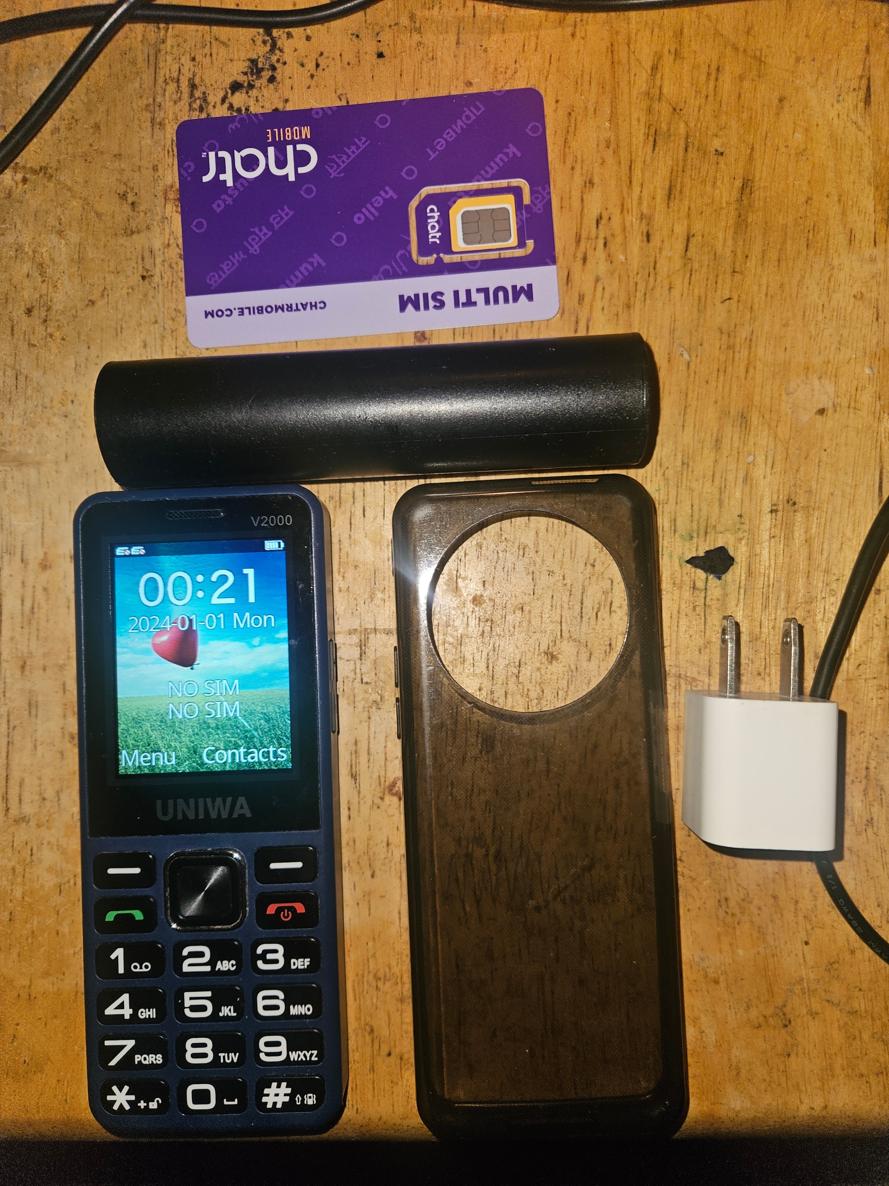 UNIWA 4G LTE BIG BUTTON PHONE--DUAL SIM--FM RADIO--PLZ READ AD