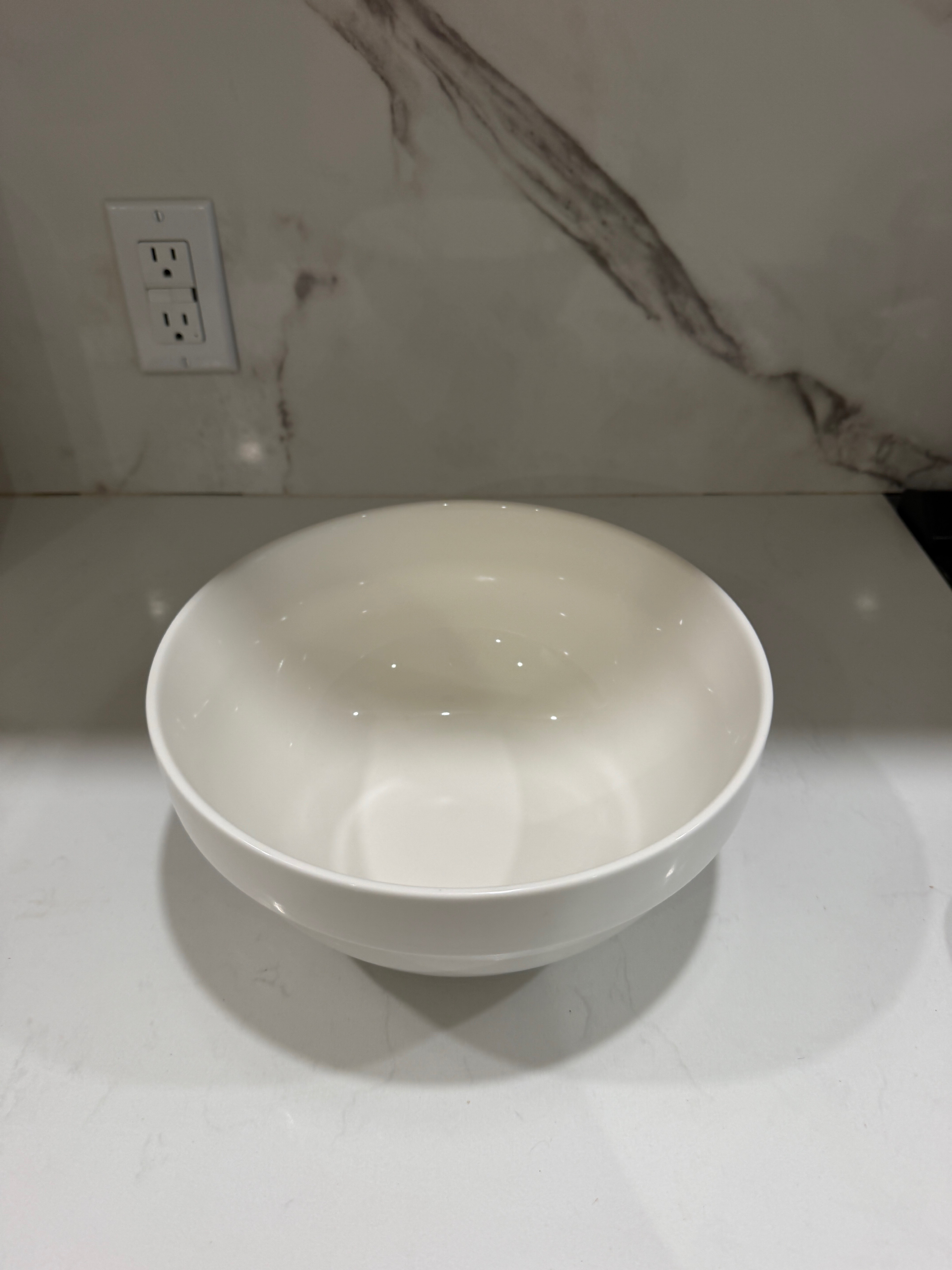 White Serving Bowl - photo 2