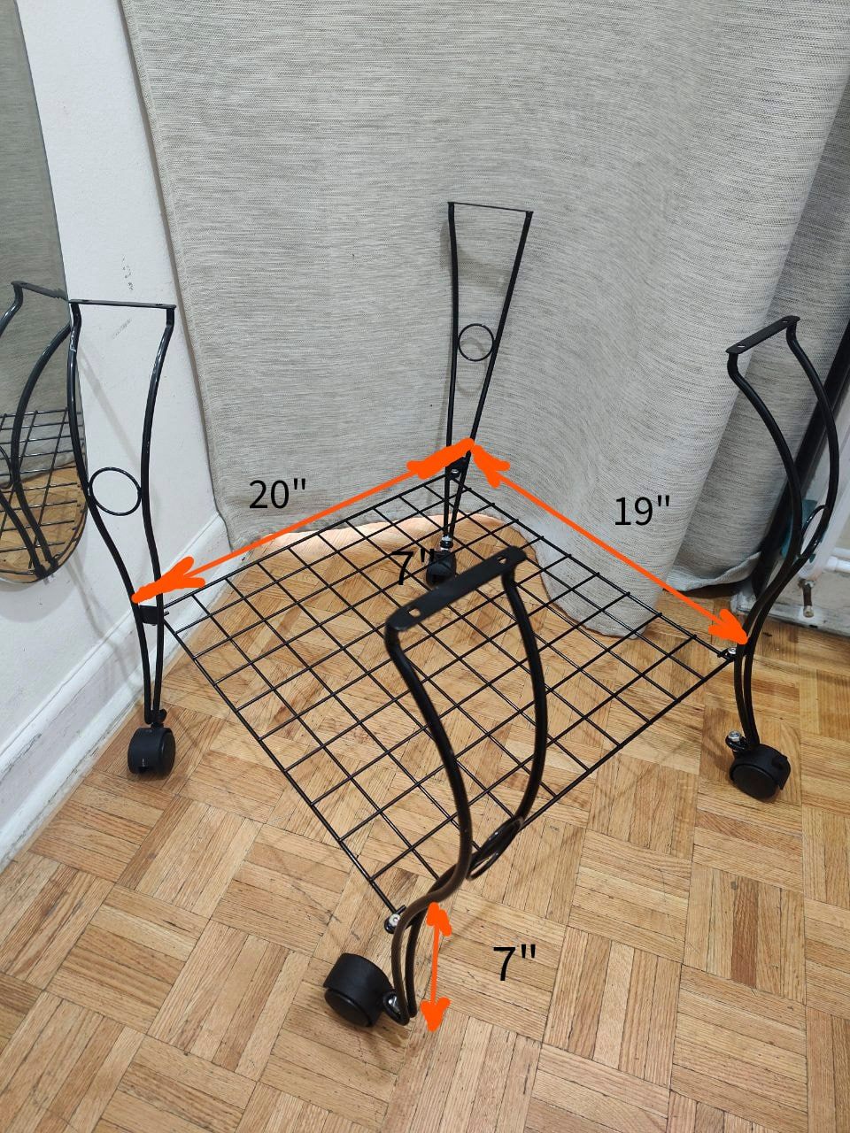 55" Large Rolling Bird Cage Flight Cage Parakeets, Budgies - photo 3