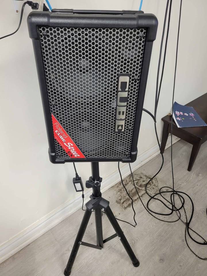 Roland Cube St Ex 50w amplifier + stand - photo 4