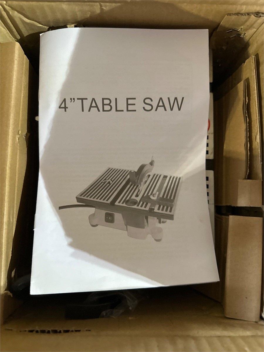 brand new -Small Electric 4-Inch Table Saw - photo 5