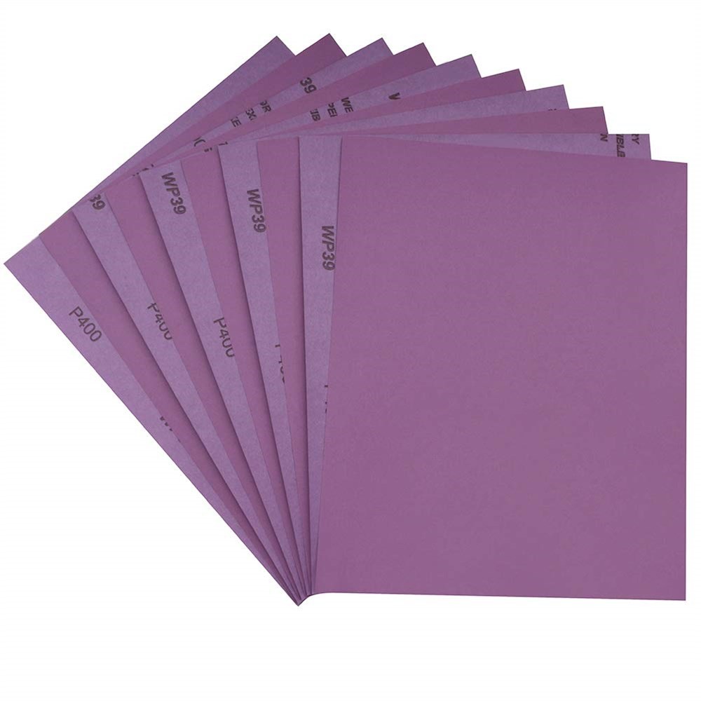 MAXMAN 320 Grit Sandpaper 9" x 11" – 10 Sheets
