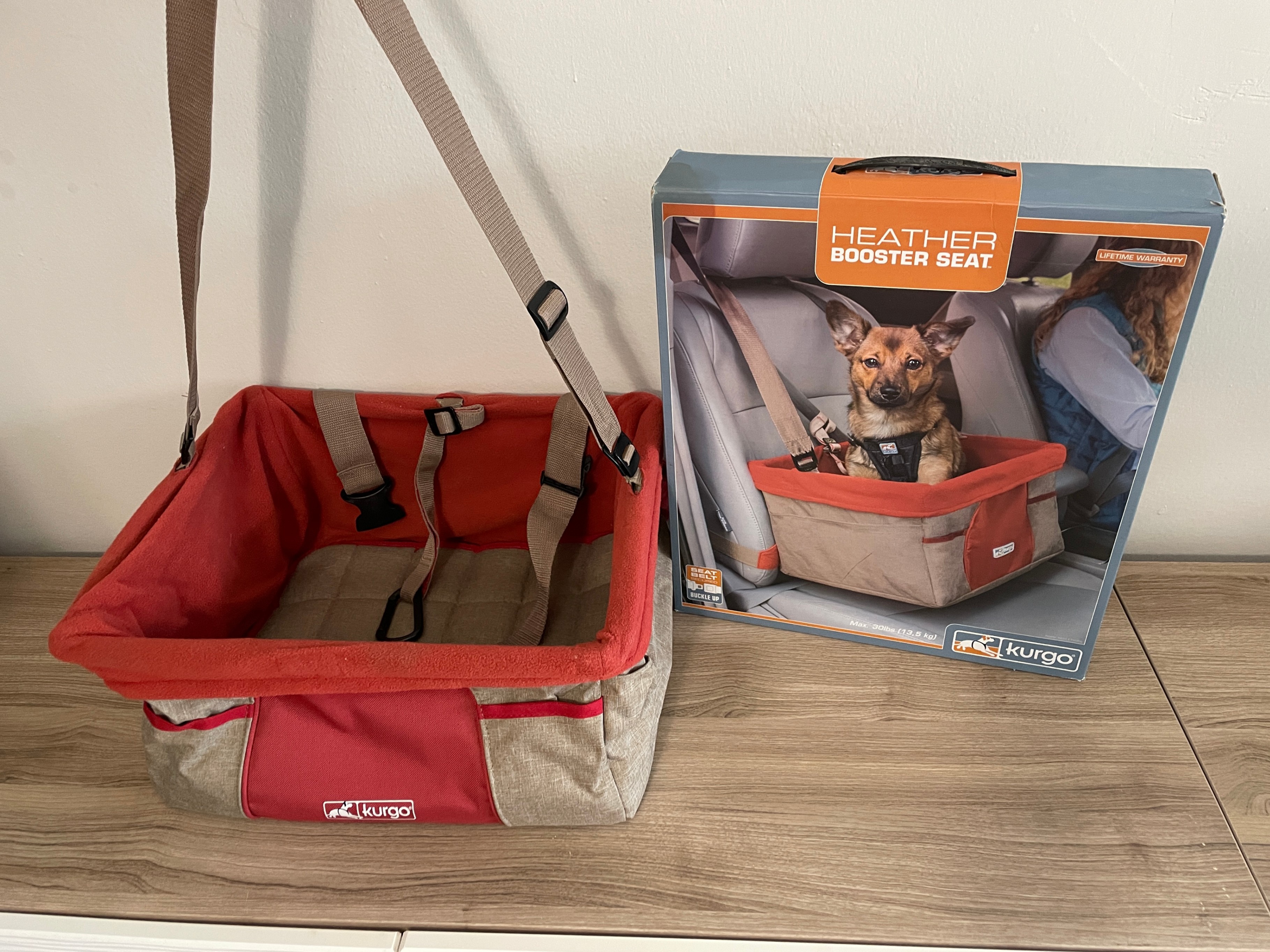 Kurgo Dog Car Seat (up to 30 lbs)