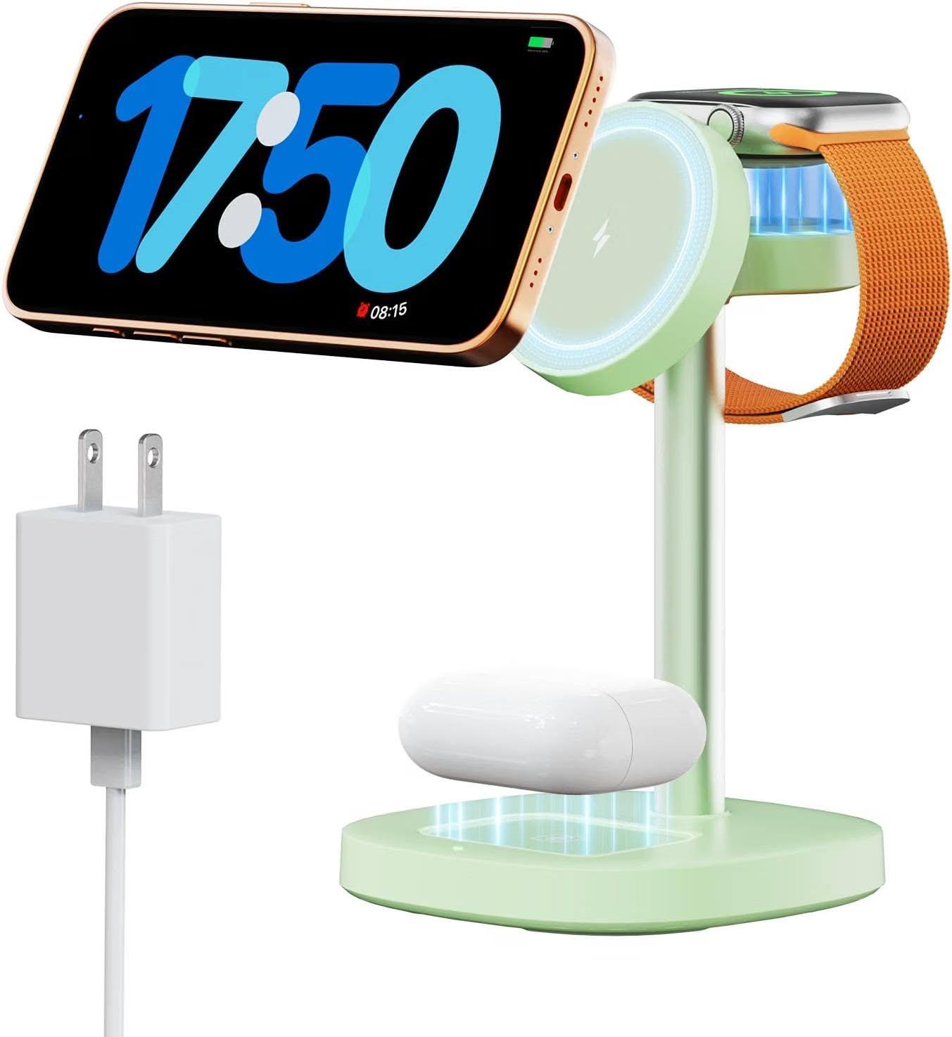 15W Magnetic Fast 3 in 1 Charging Station