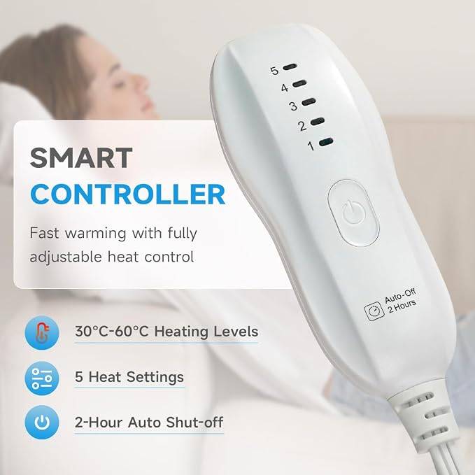 Electric Heating Pad 12" x 24" (Biscuit) - photo 2