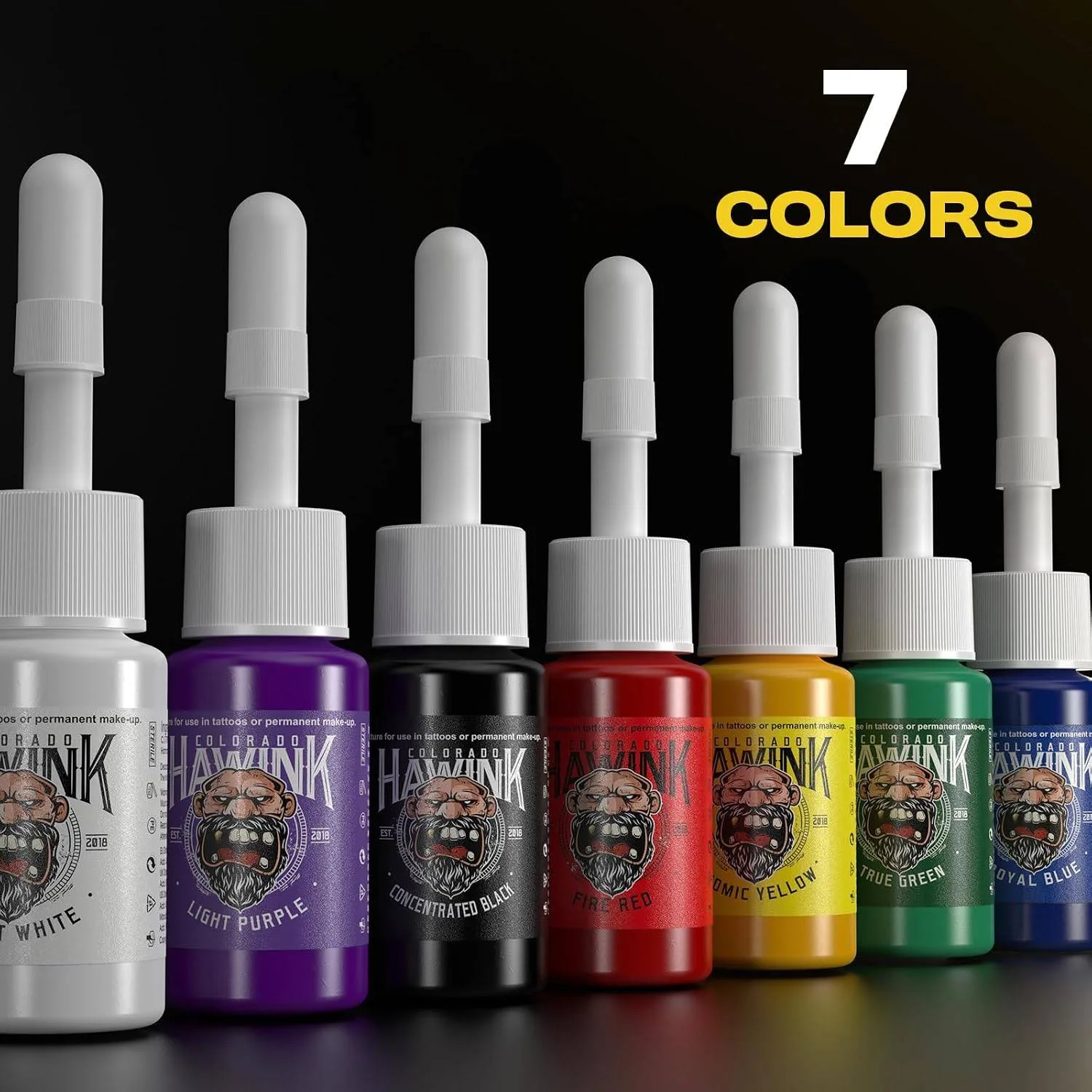 Tattoo Machine Pen Kit, 20 Needles 7 Colors Complete Kit - photo 3