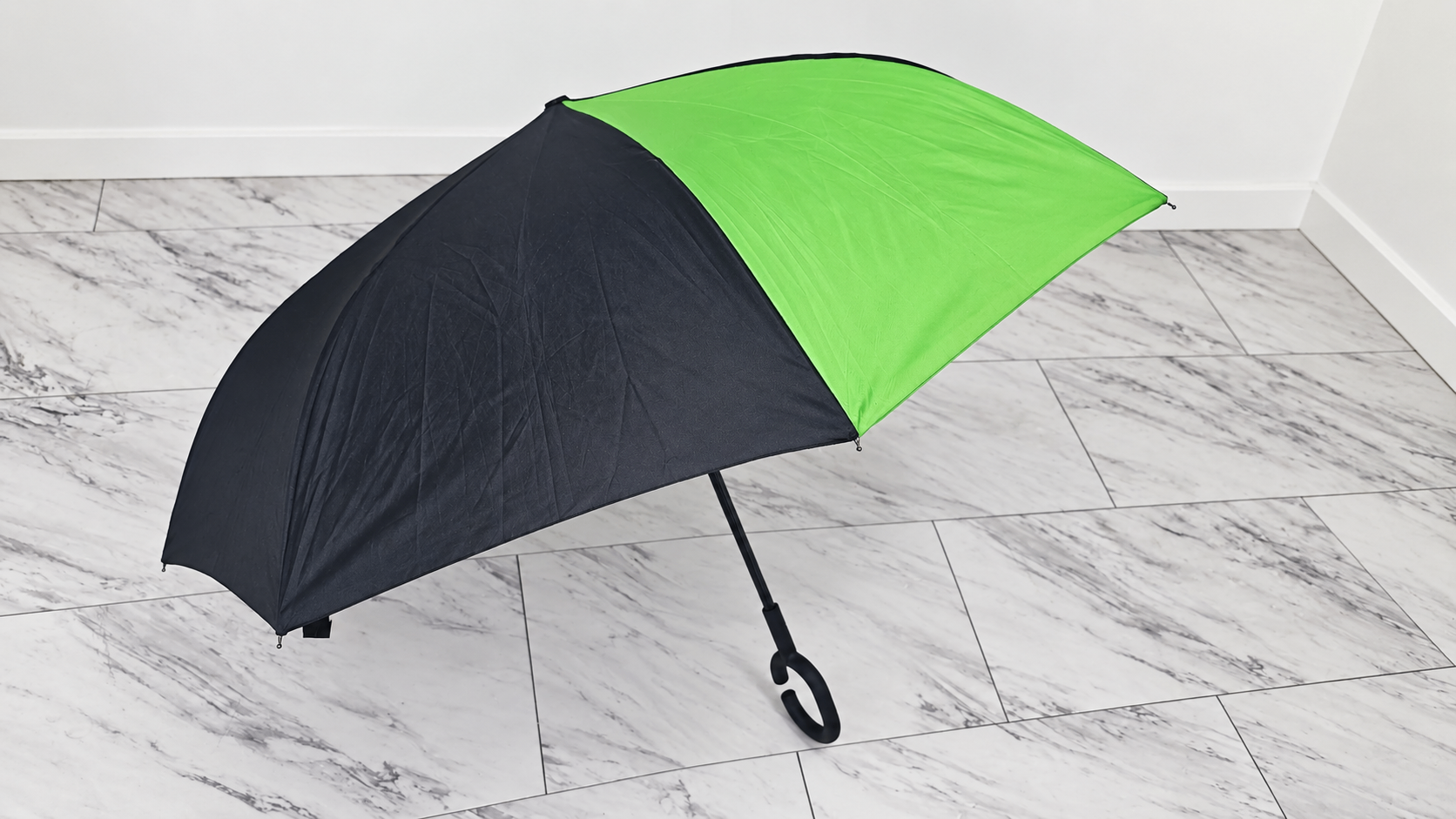 Large 48" Inverted Reverse Inverted Double-Layer Umbrella
