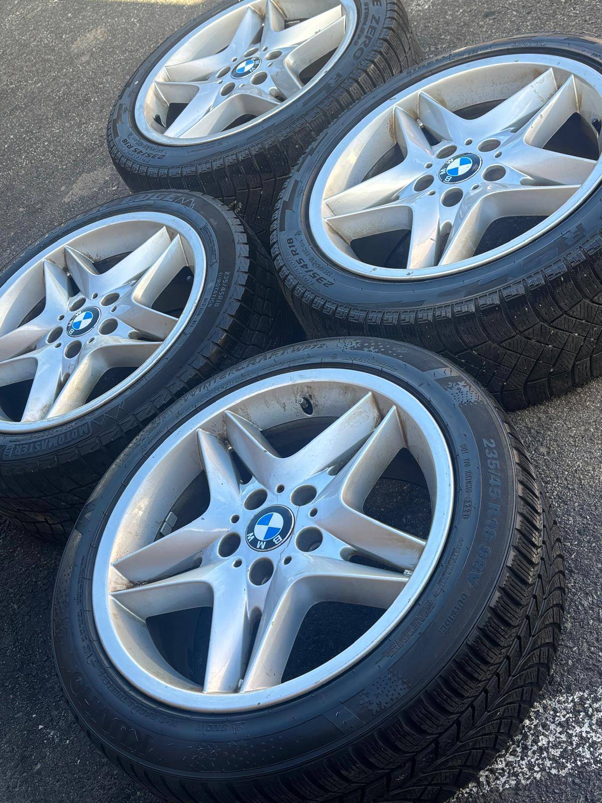OEM 18"BMW(5x120)+235/45/R18 snows–4/3 Series/X1/Countryman - photo 5